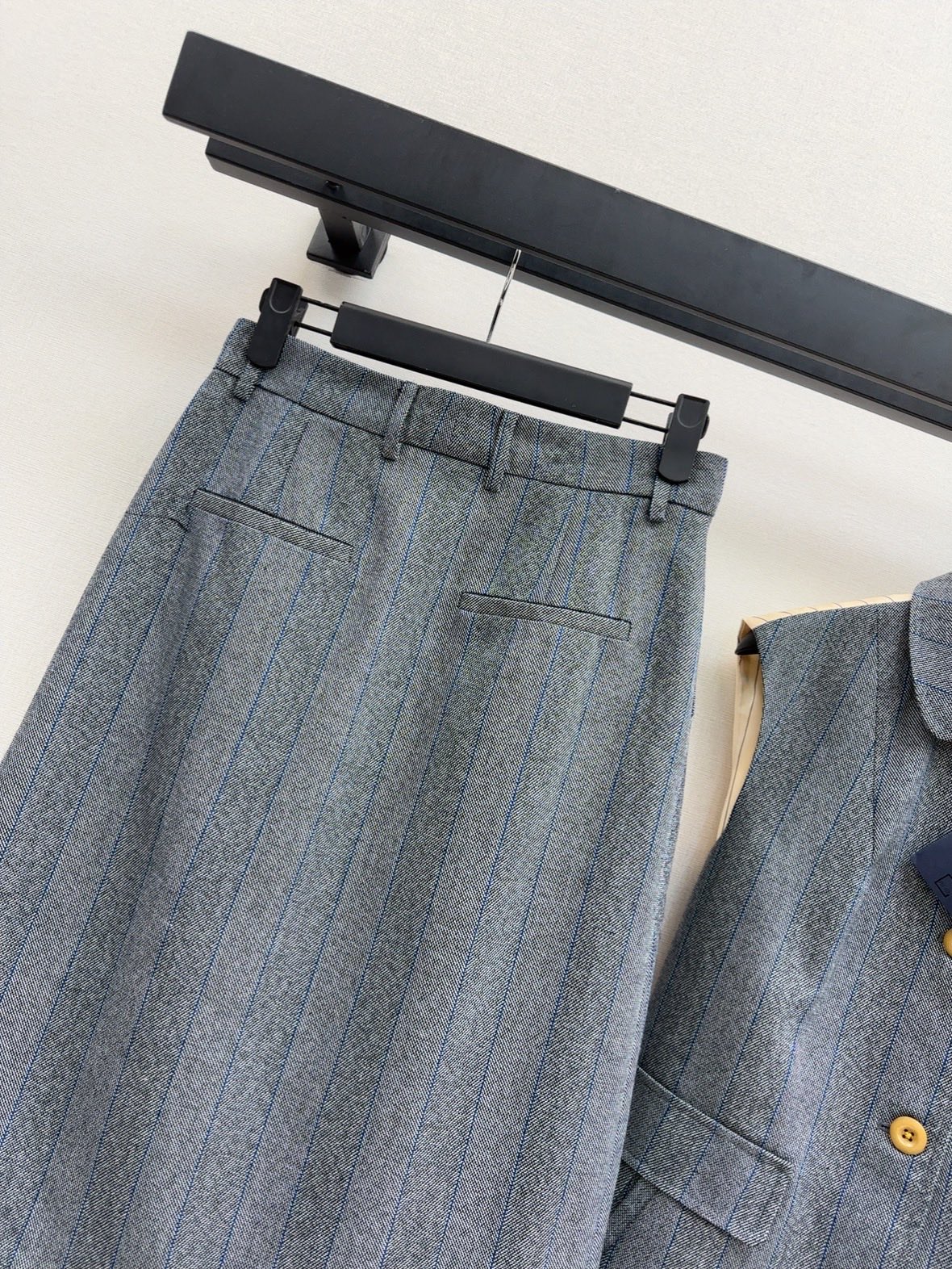 Pra 25ss wool skirt