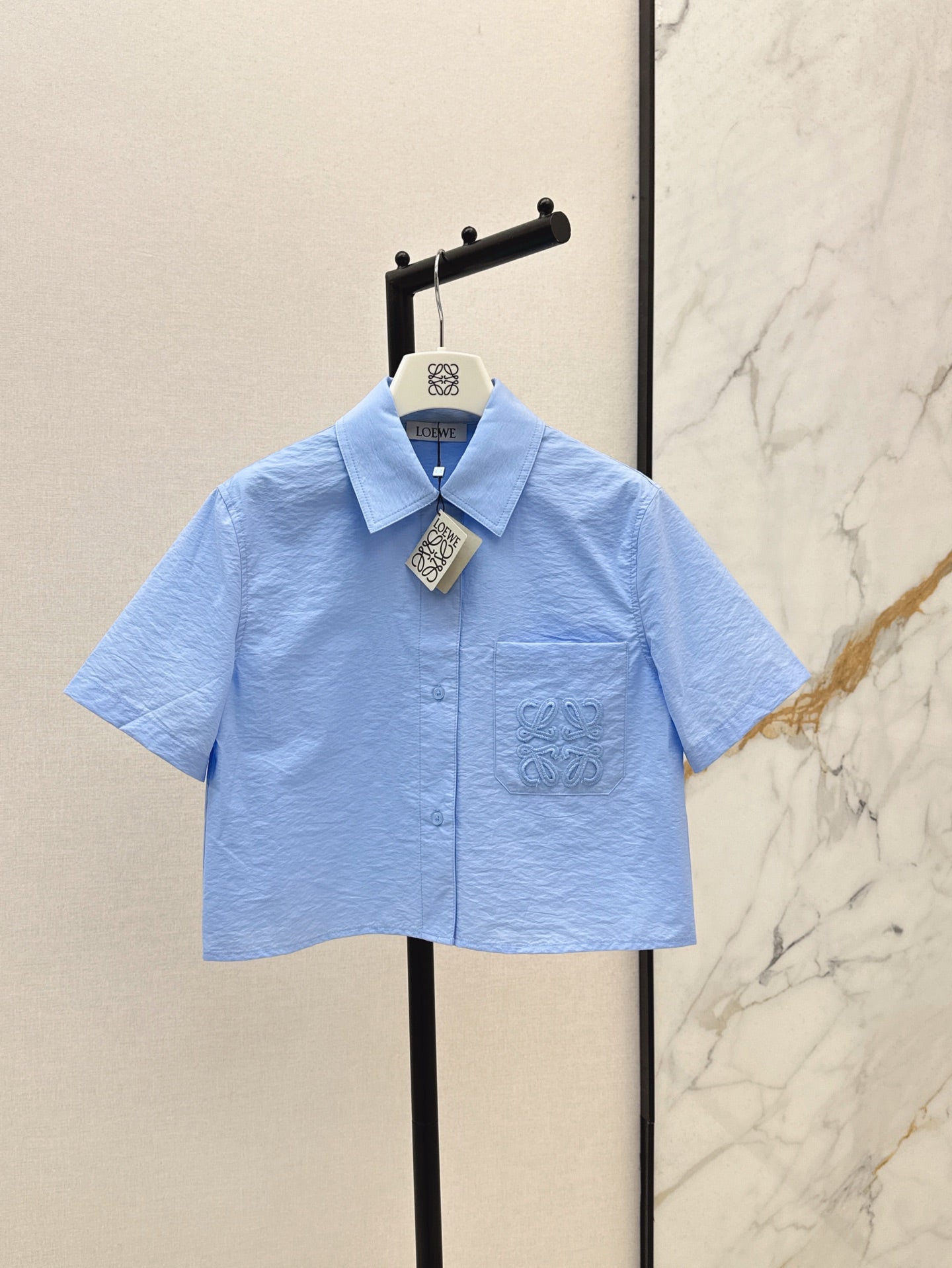 Loe 25ss embroidered shirt