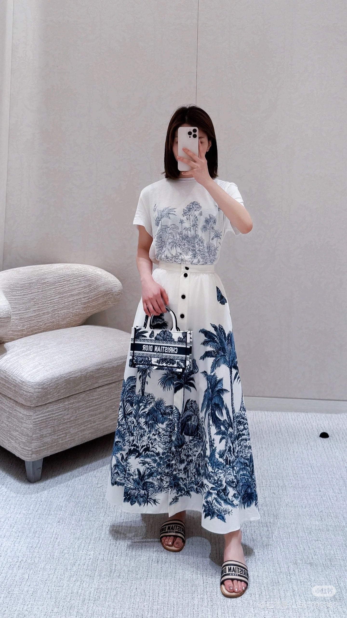 CD 25ss print t-shirt