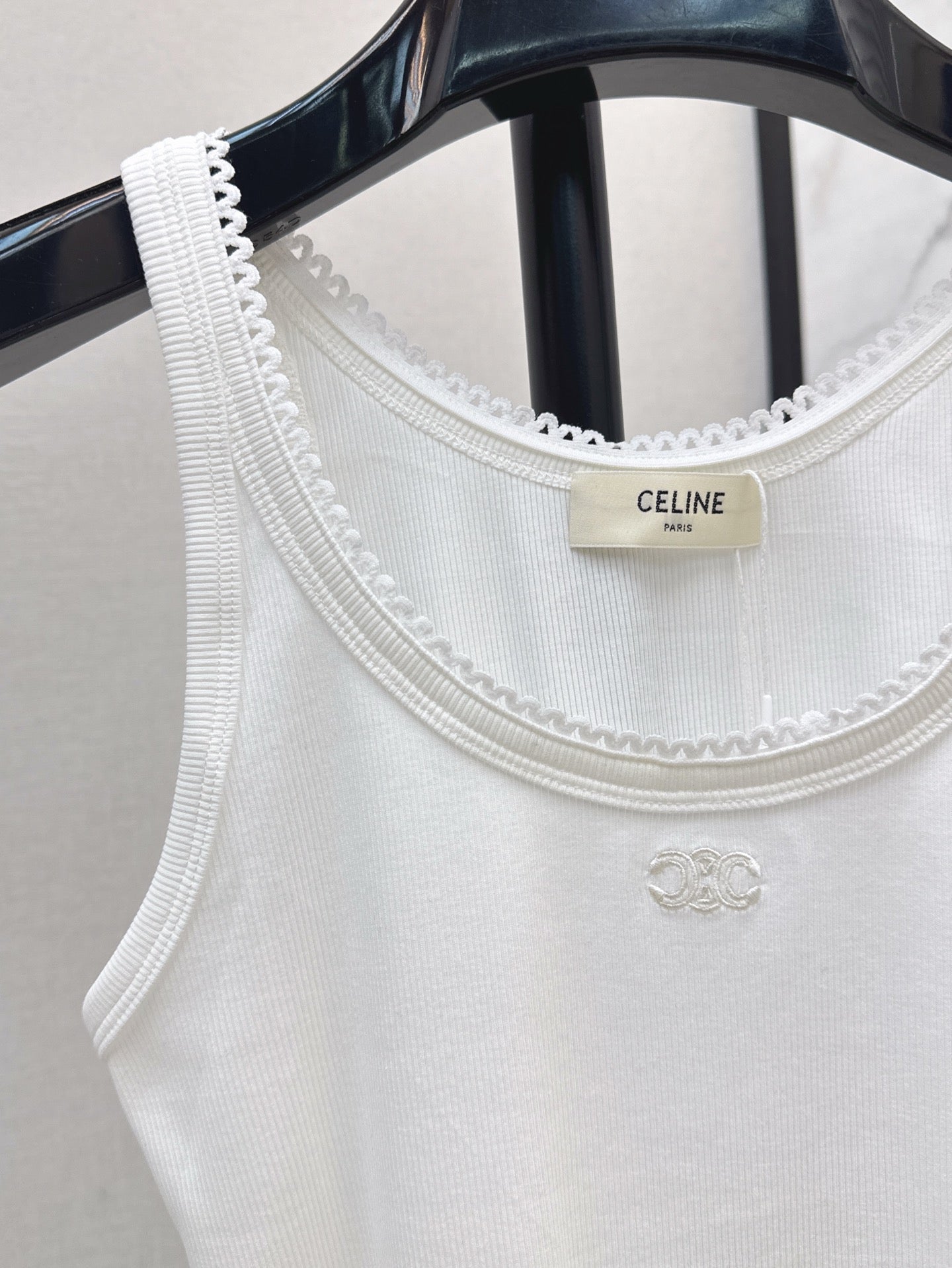 Celi 25ss embroidered vest