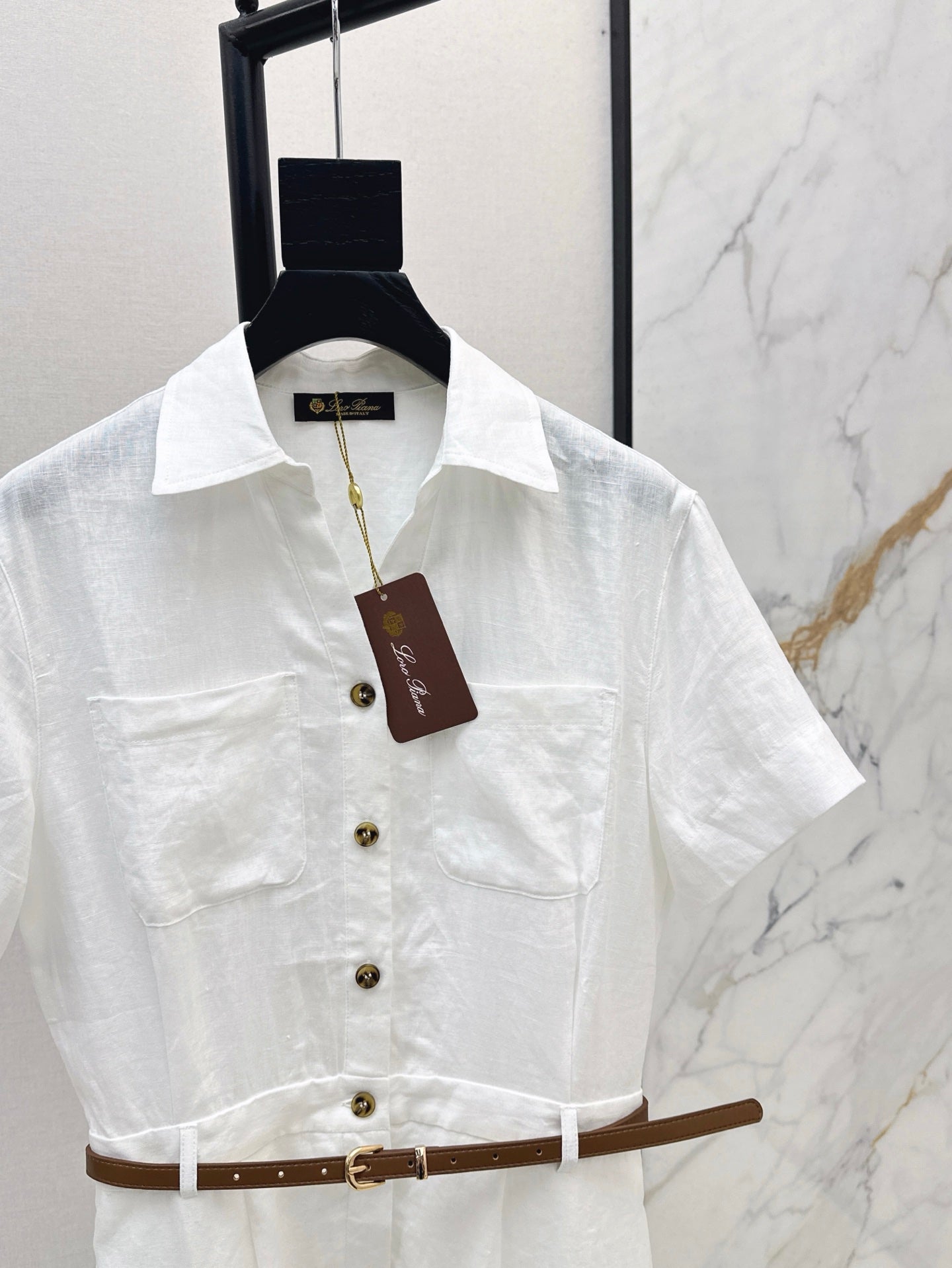 Loro 25ss linen dress