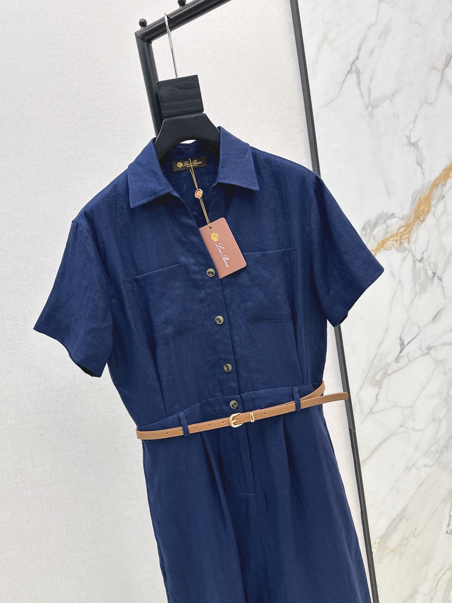 Loro 25ss linen dress