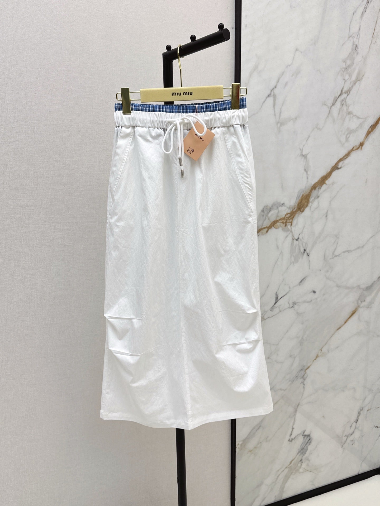 Miu 25ss drawstring skirt