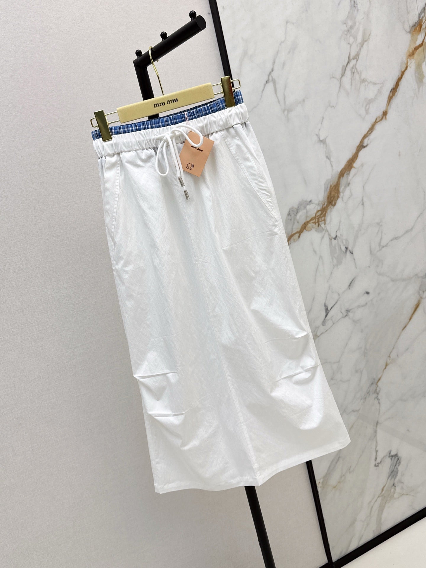 Miu 25ss drawstring skirt
