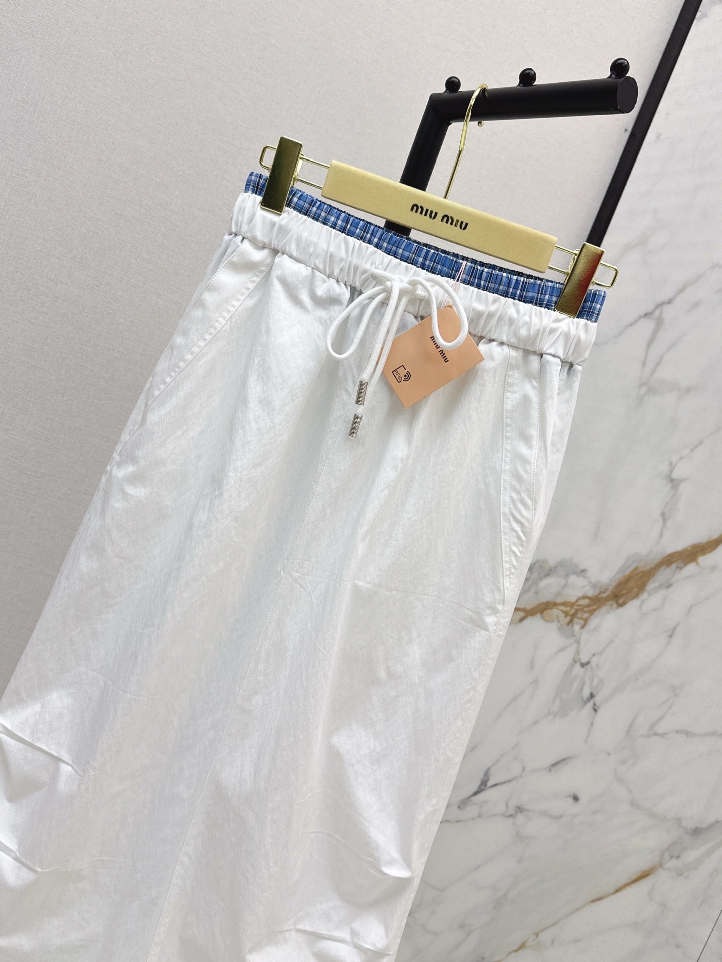 Miu 25ss drawstring skirt