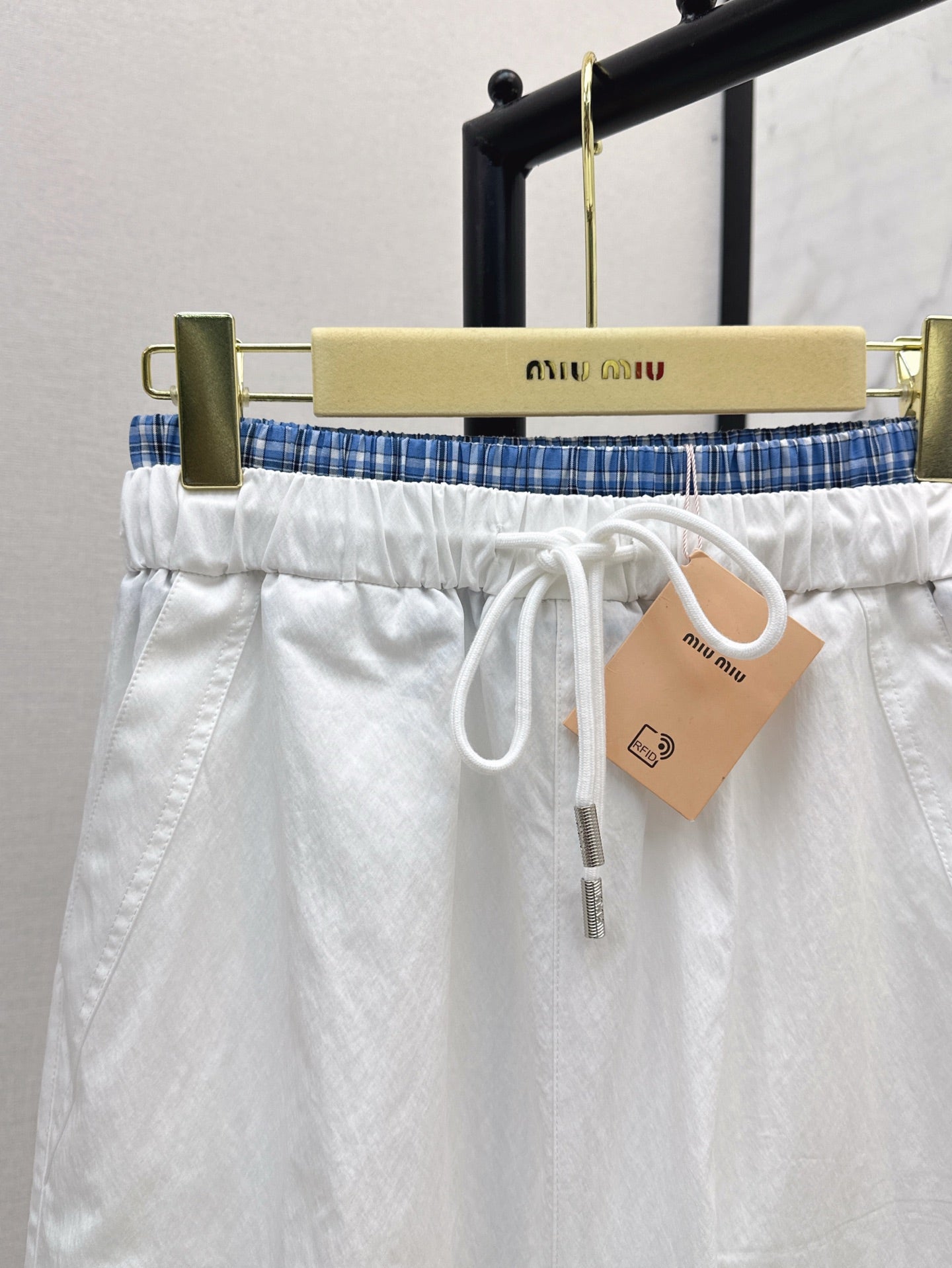 Miu 25ss drawstring skirt