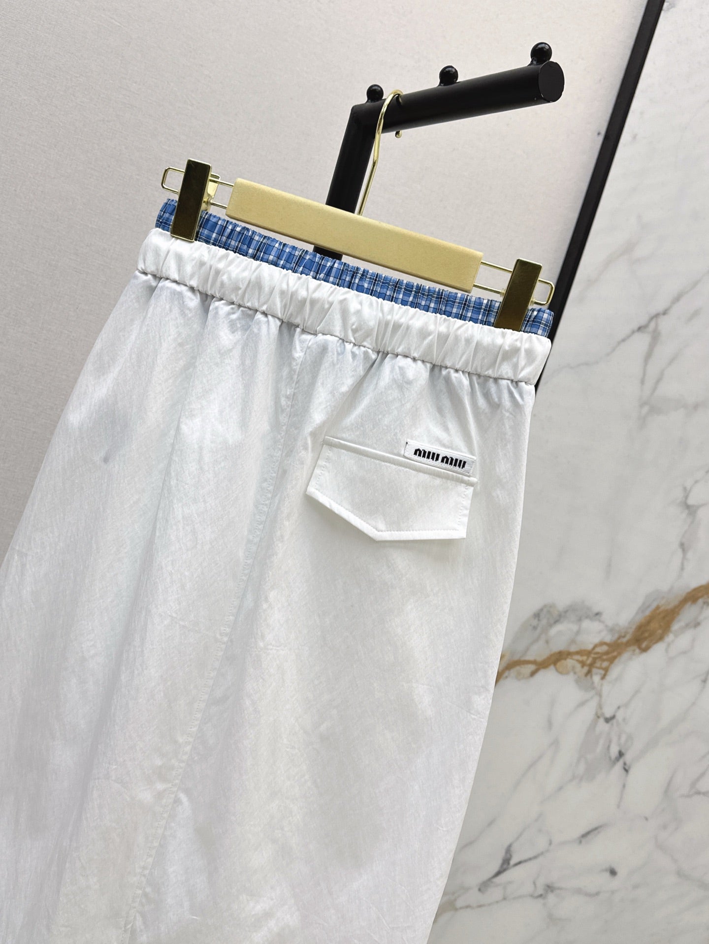 Miu 25ss drawstring skirt