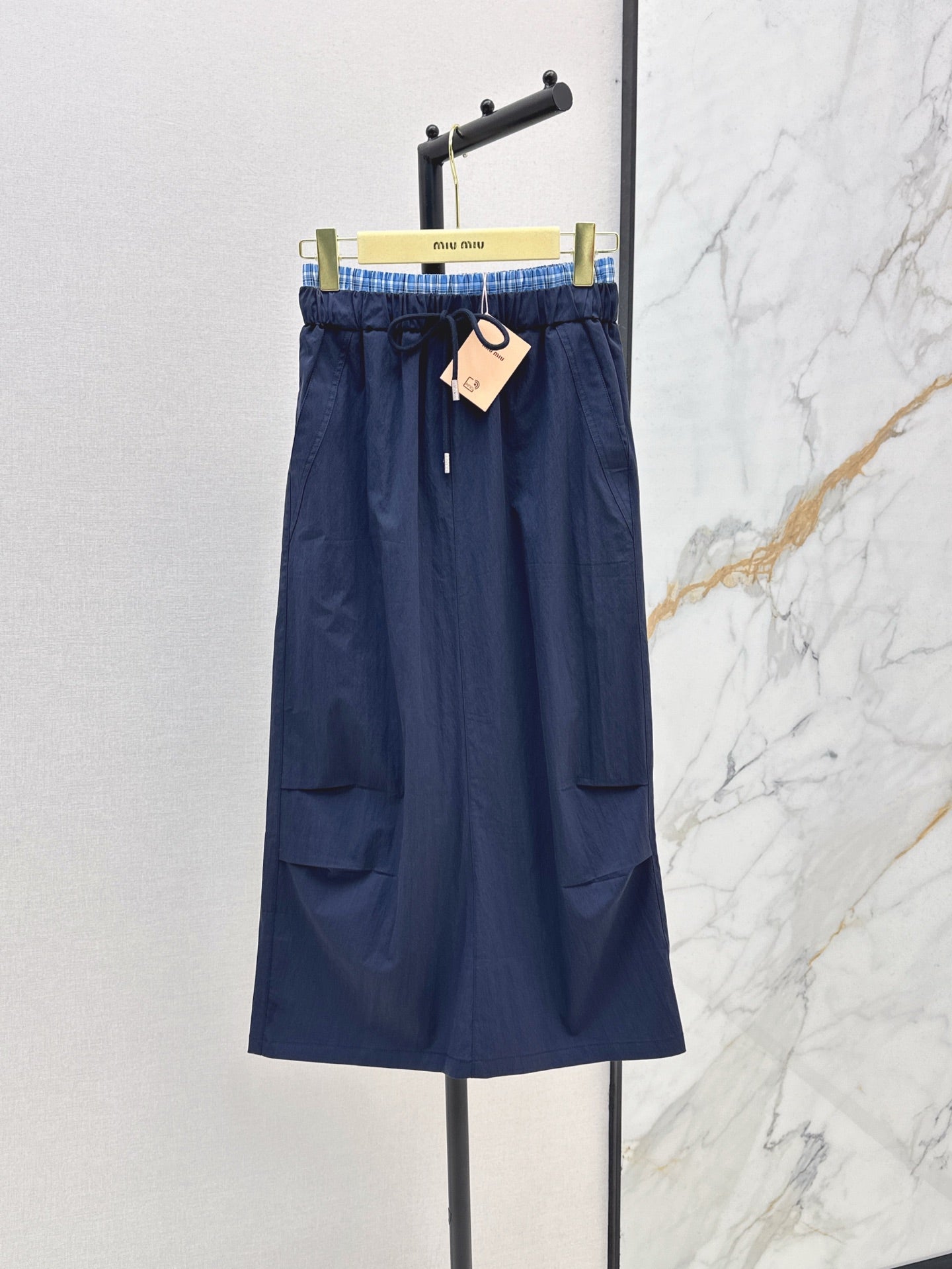 Miu 25ss drawstring skirt