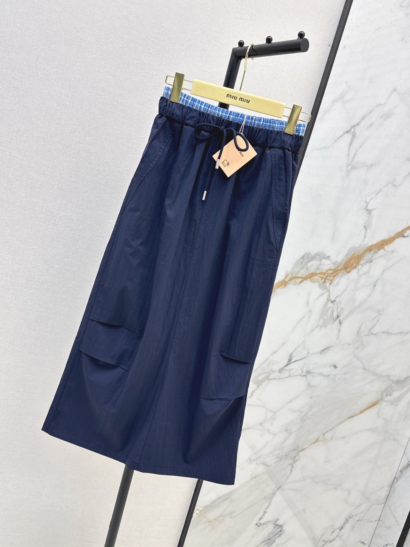 Miu 25ss drawstring skirt