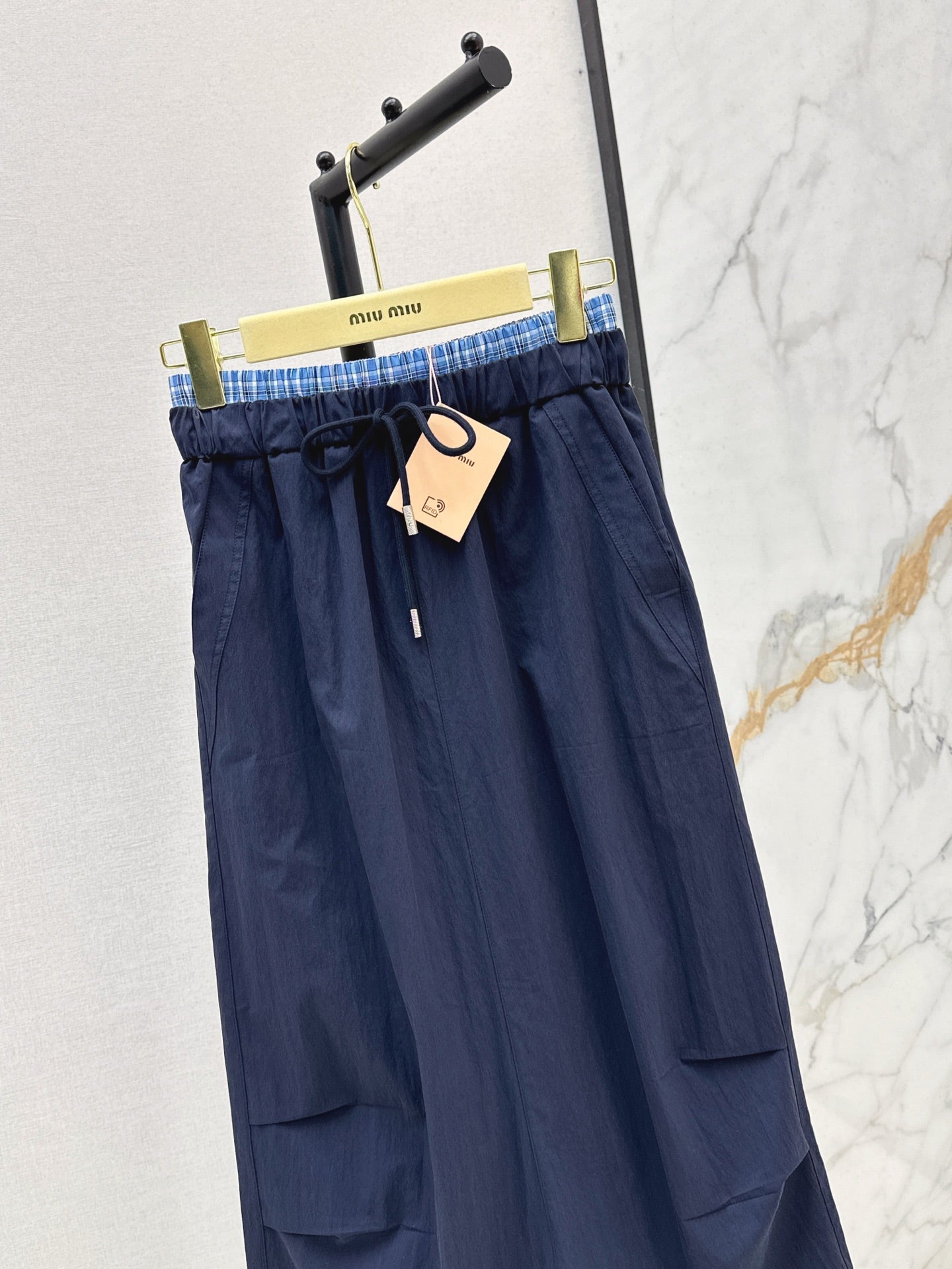 Miu 25ss drawstring skirt