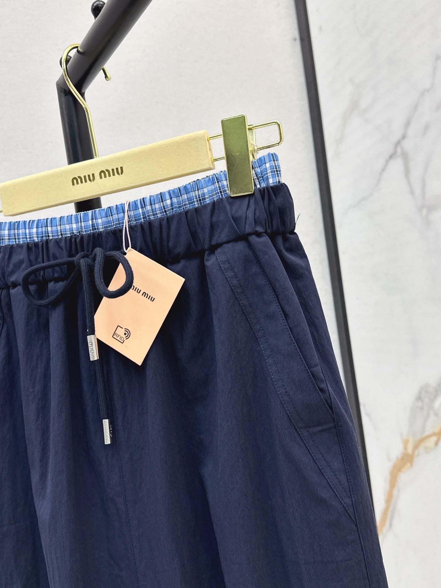 Miu 25ss drawstring skirt