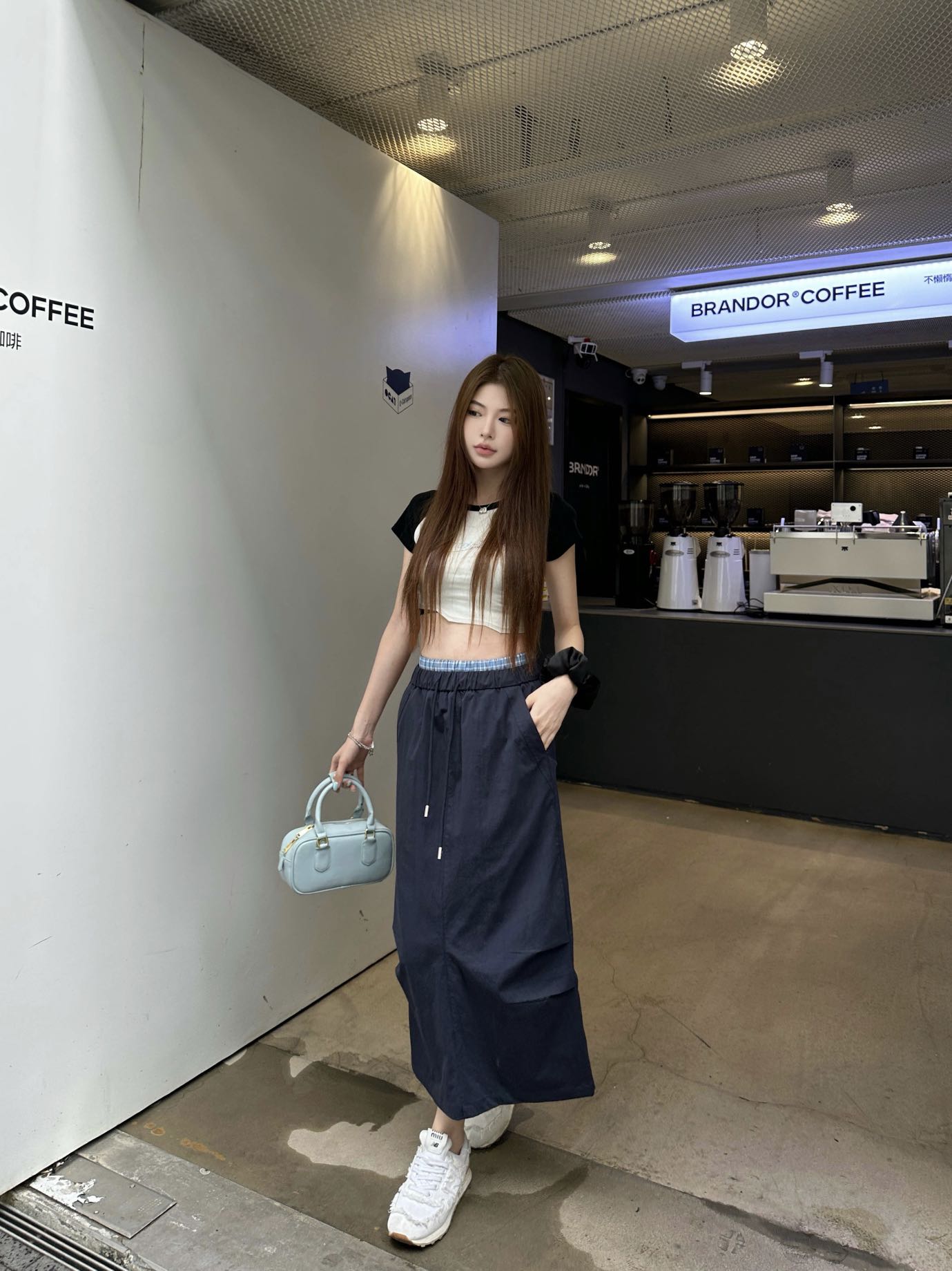 Miu 25ss drawstring skirt