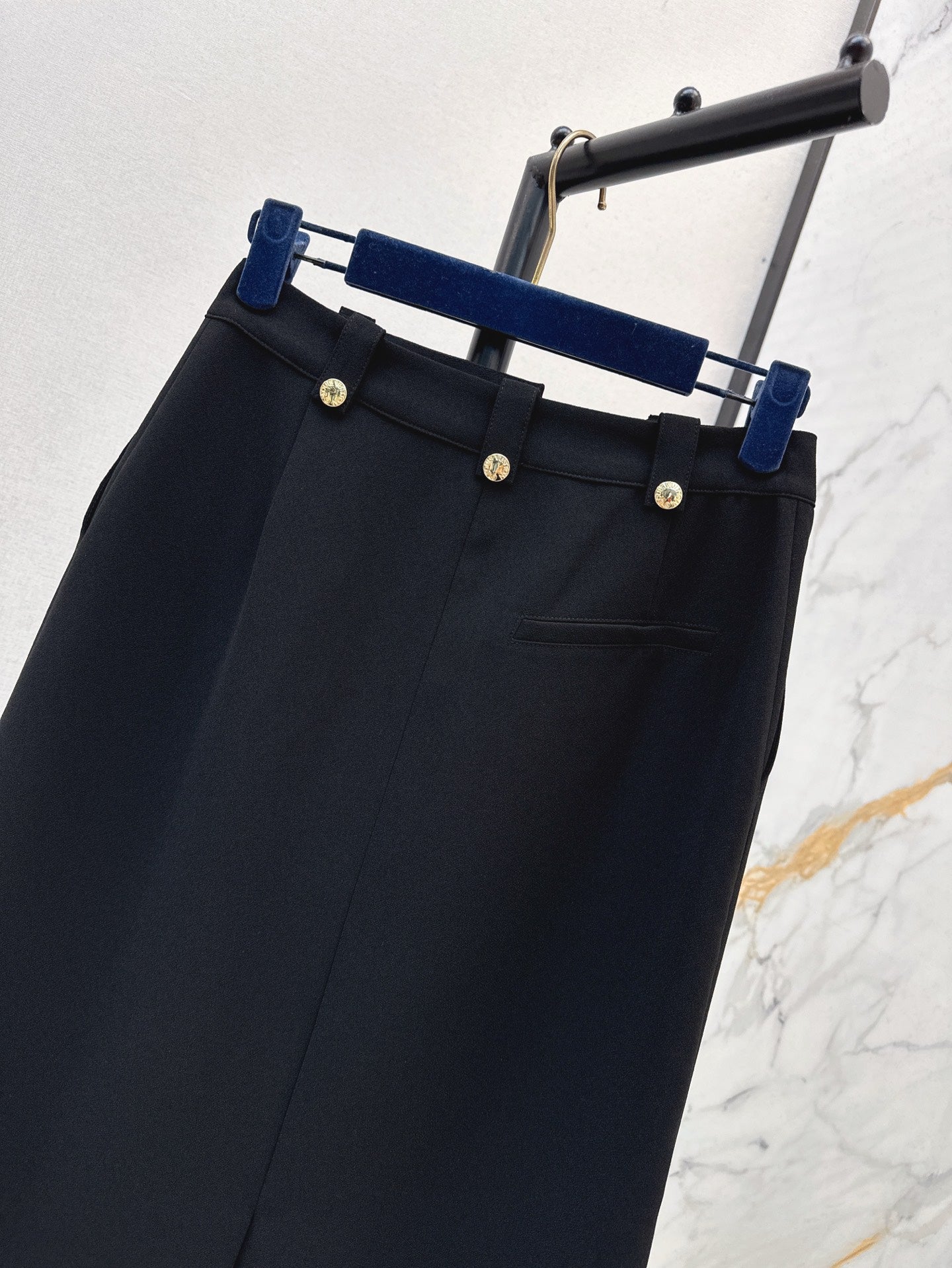 Louis 25ss zipper skirt