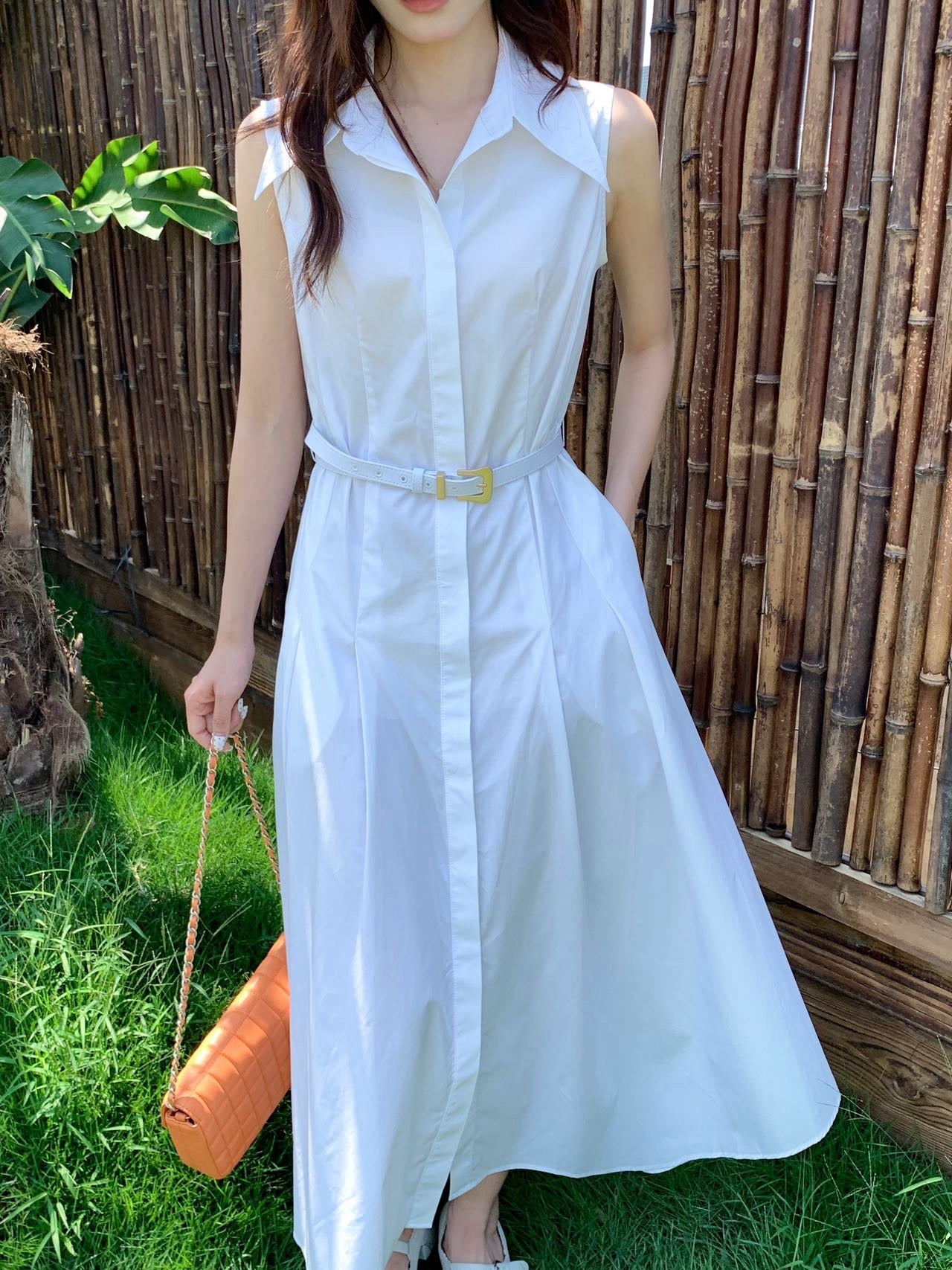 Fend 25ss sleeveless dress