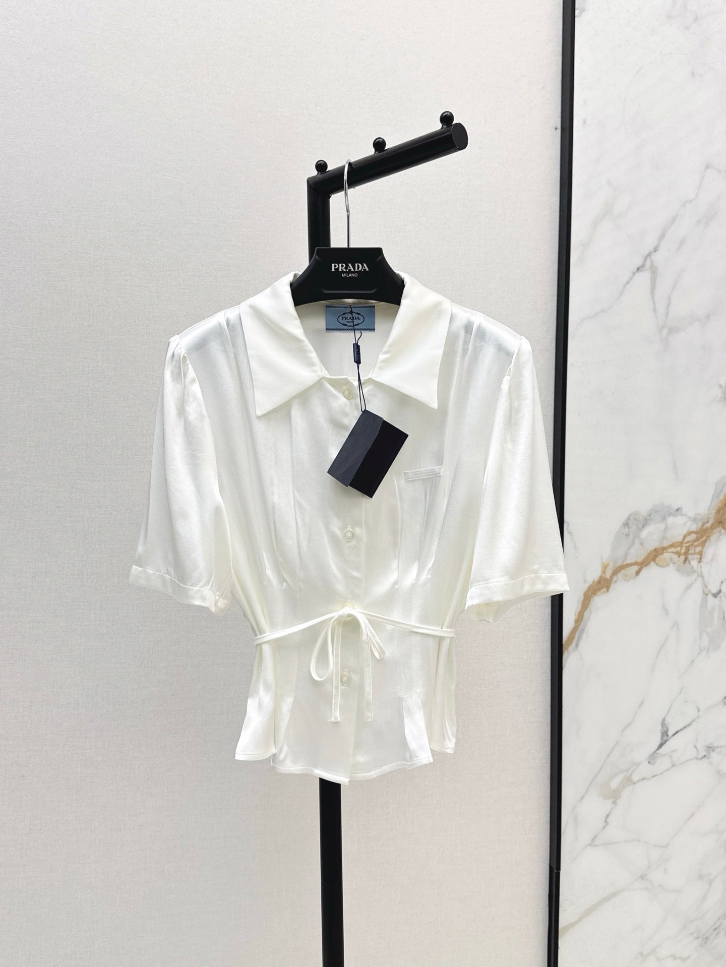 Pra 25ss satin shirt