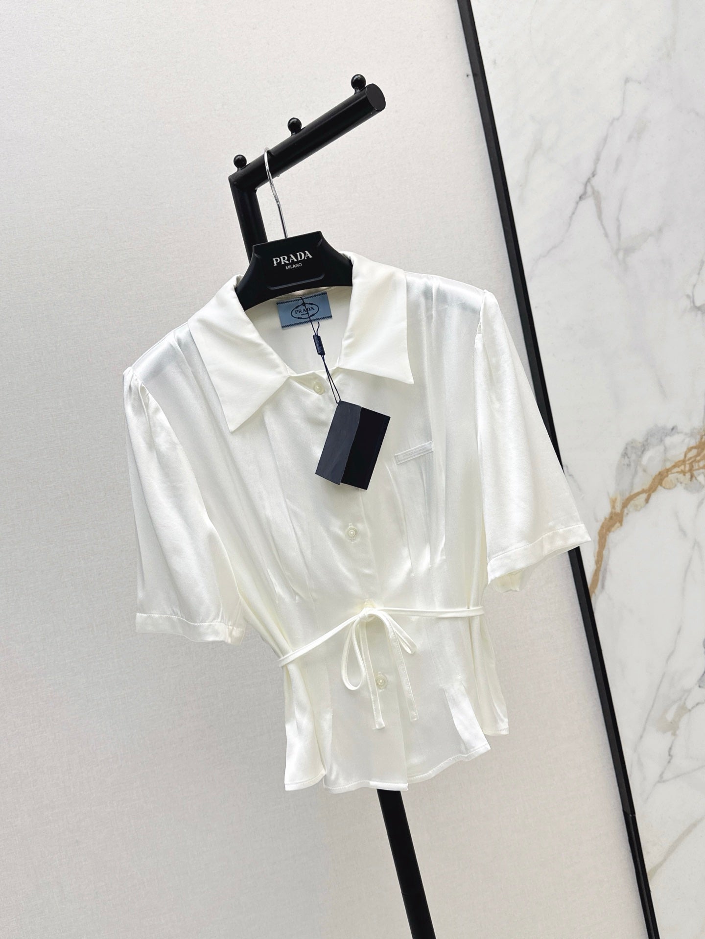 Pra 25ss satin shirt