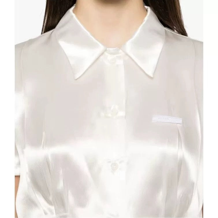 Pra 25ss satin shirt
