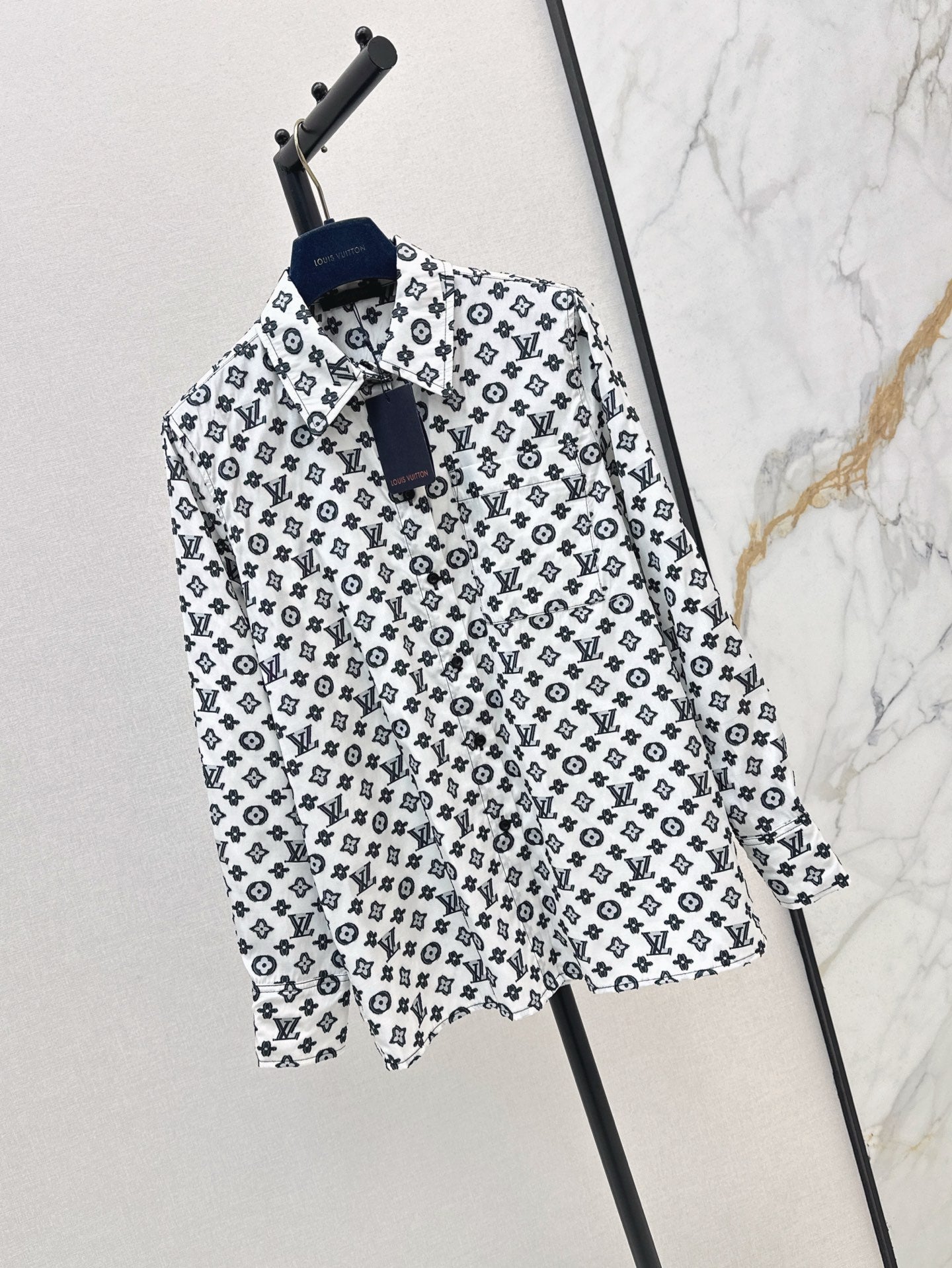 Louis 25ss monogram shirt