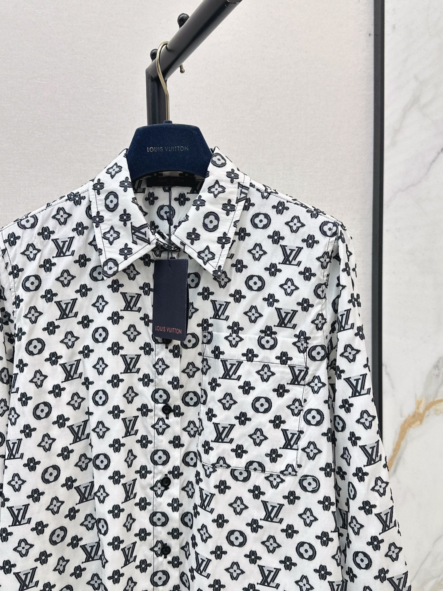 Louis 25ss monogram shirt