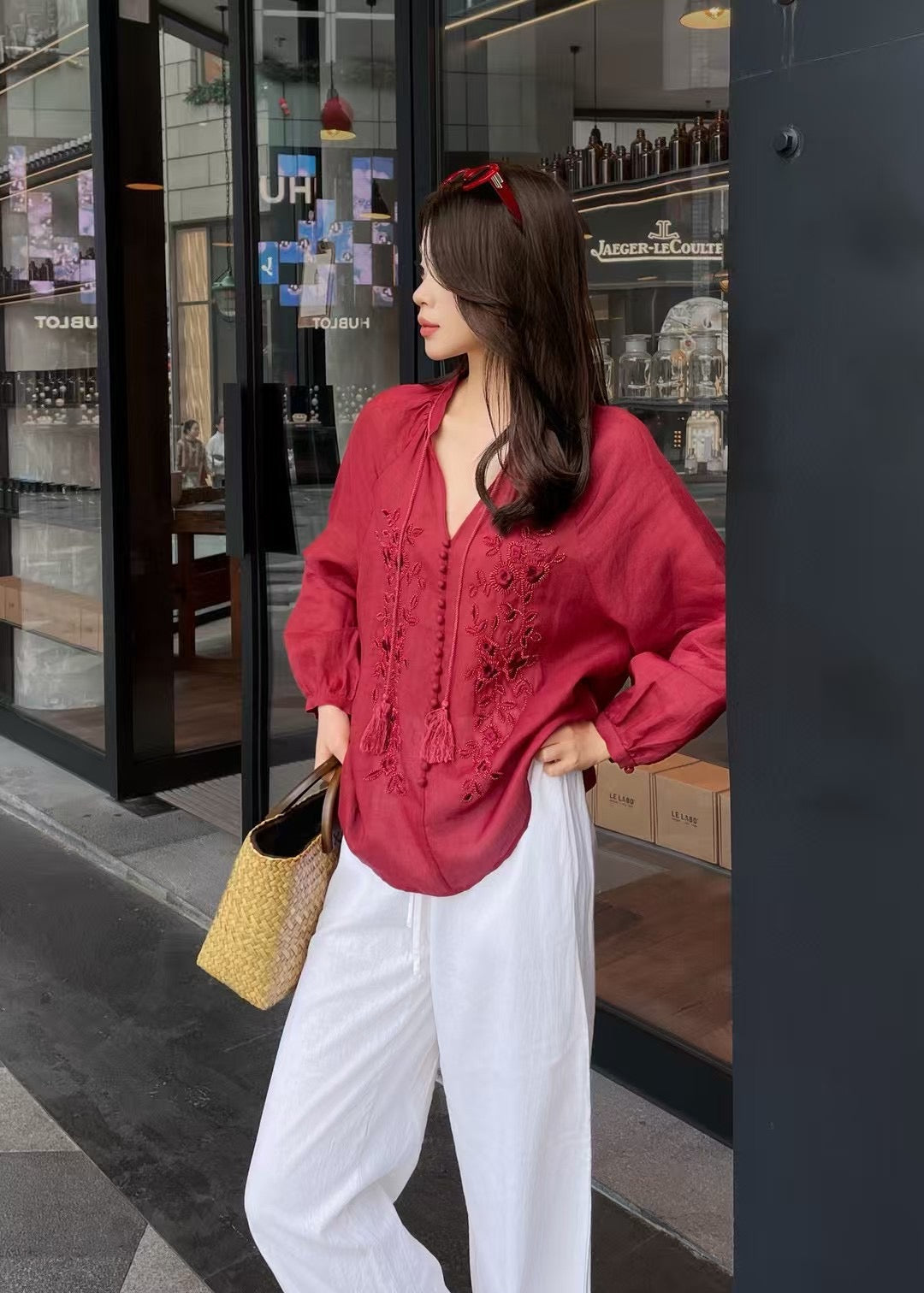 Loro 25ss linen shirt