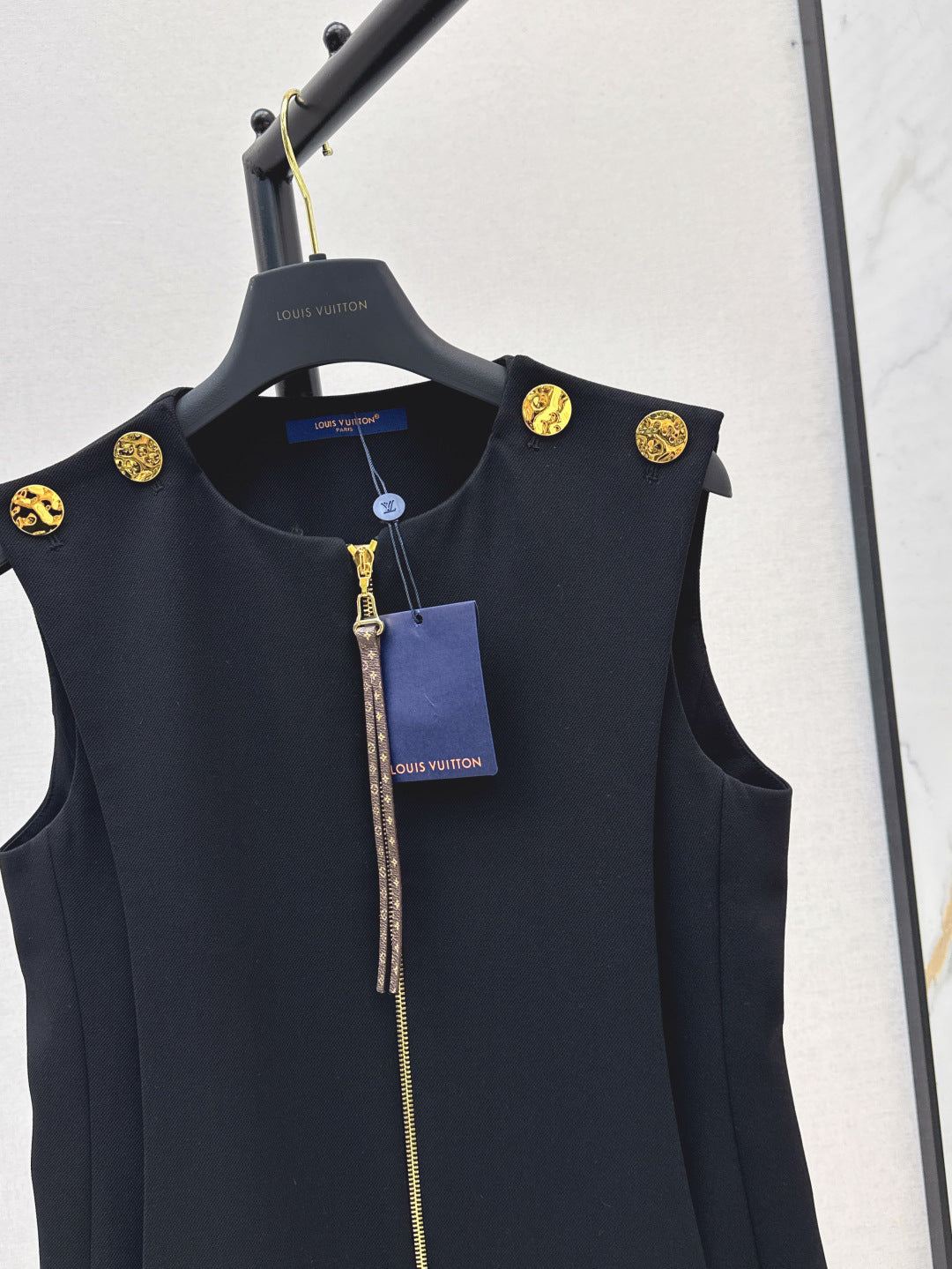 Louis 25ss zipper dress
