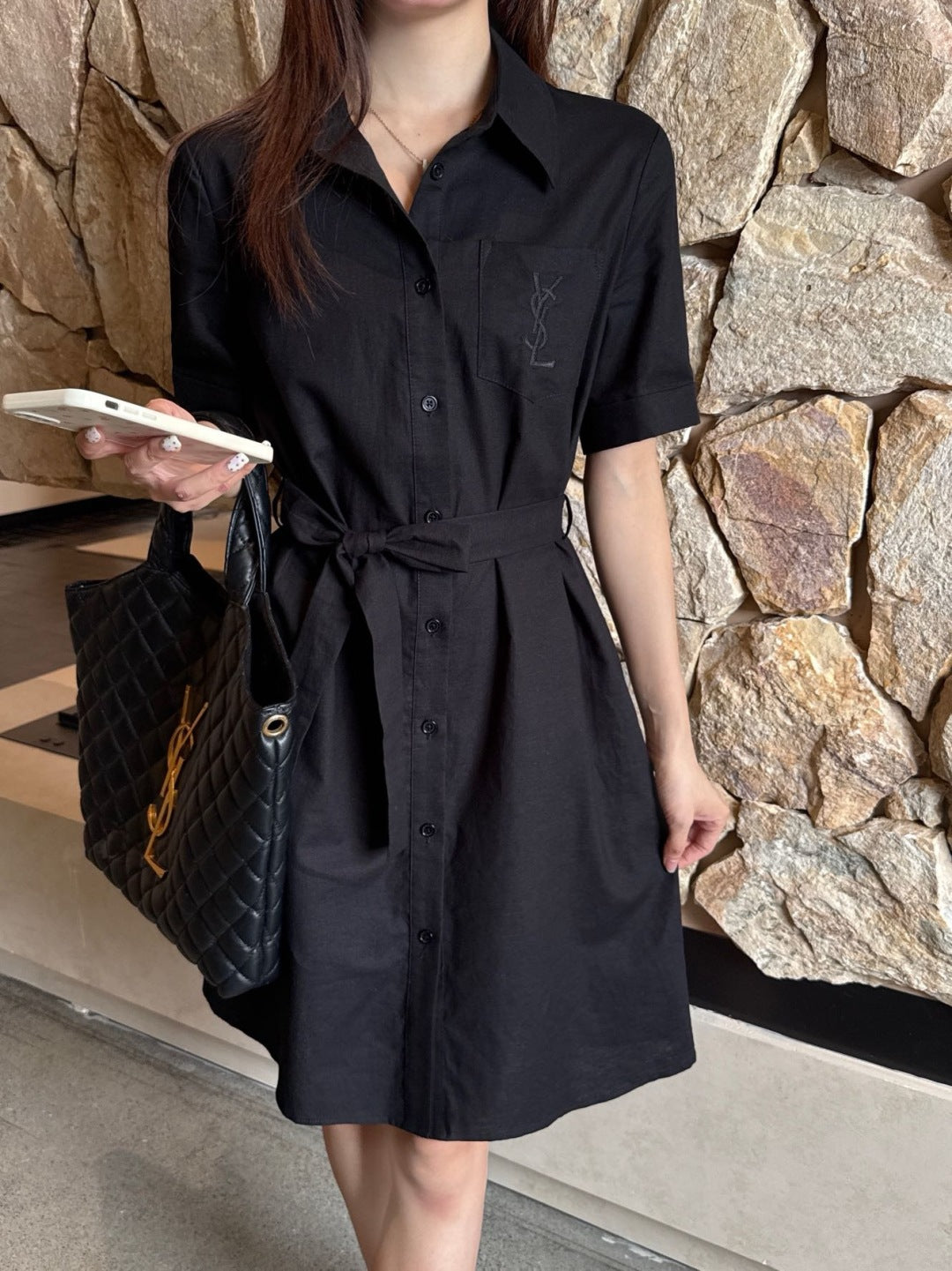 Saint lau 25ss shirt dress