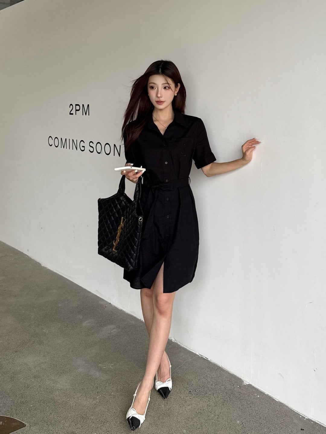 Saint lau 25ss shirt dress