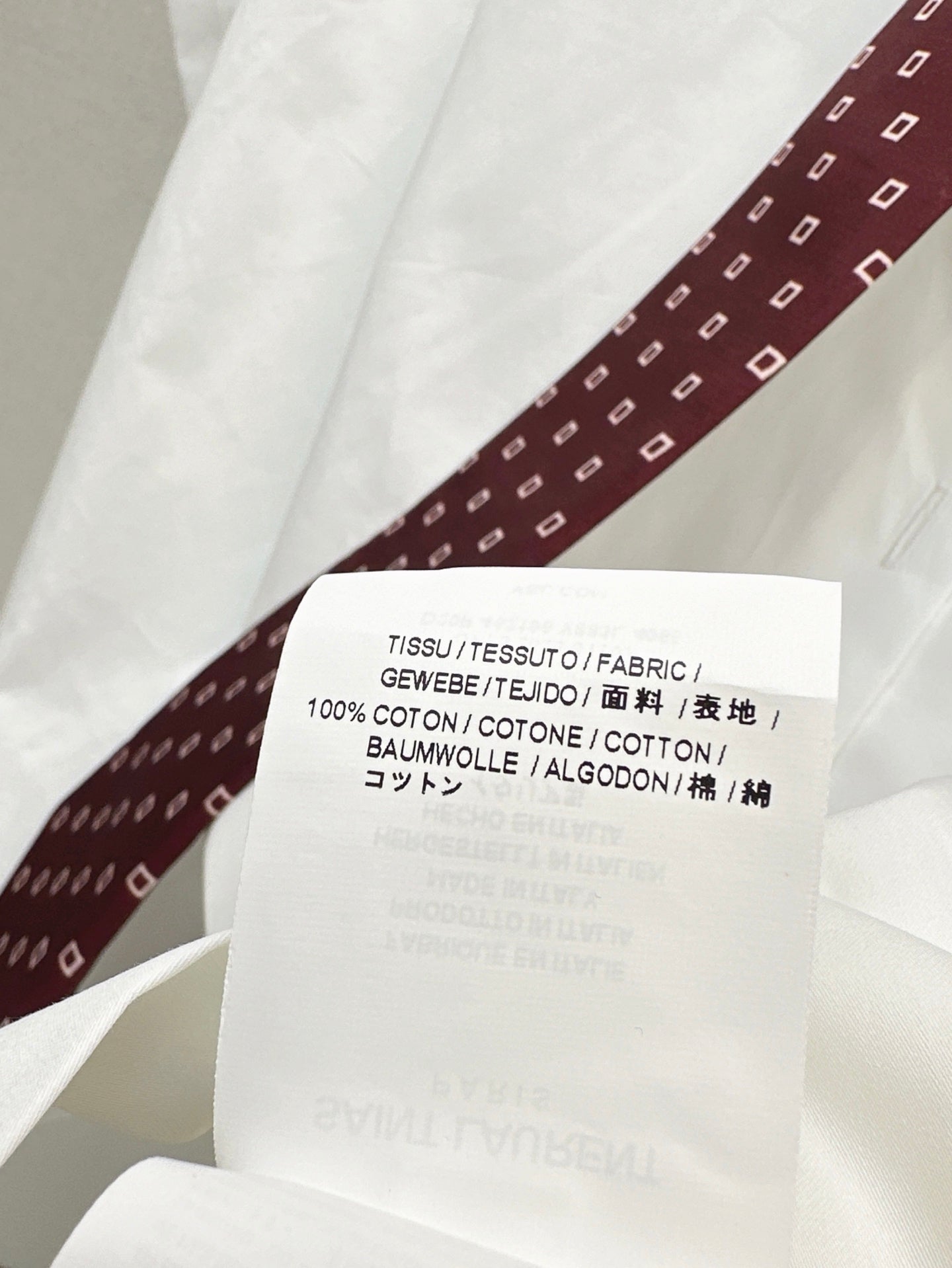 Saint lau 25ss tie shirt