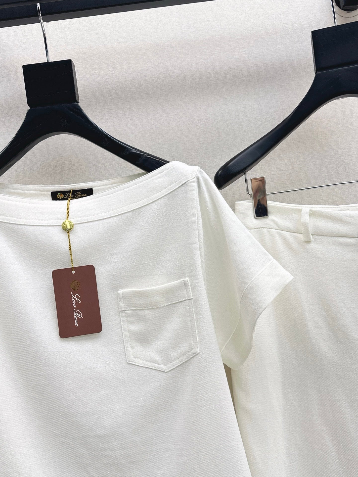 Loro 25ss tee short set