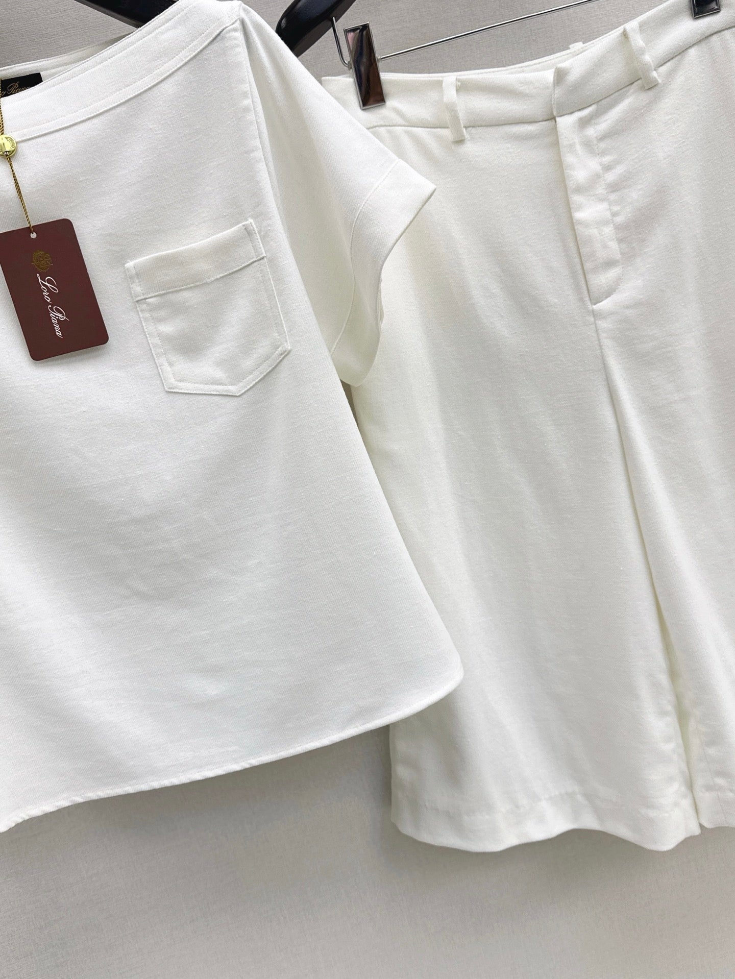 Loro 25ss tee short set