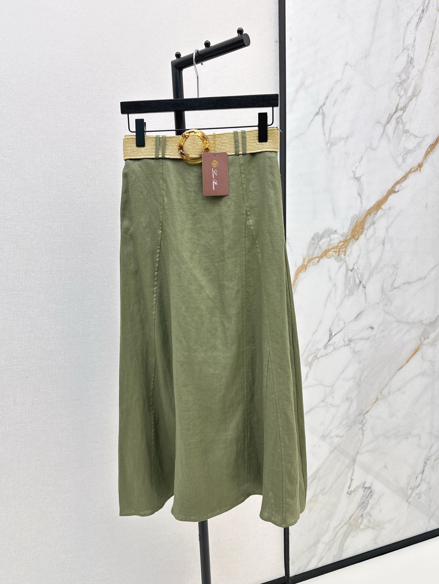 Loro 25ss linen skirt