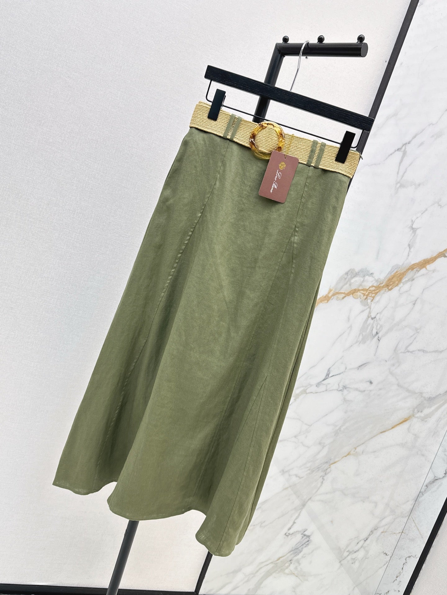 Loro 25ss linen skirt