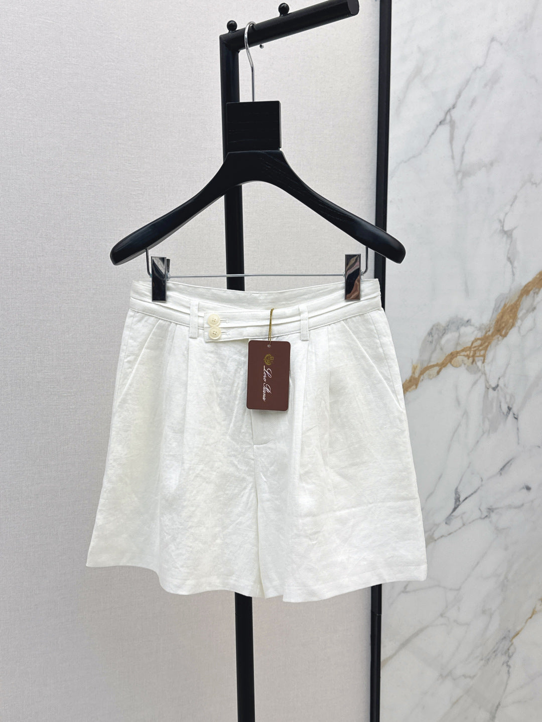 Loro 25ss linen short