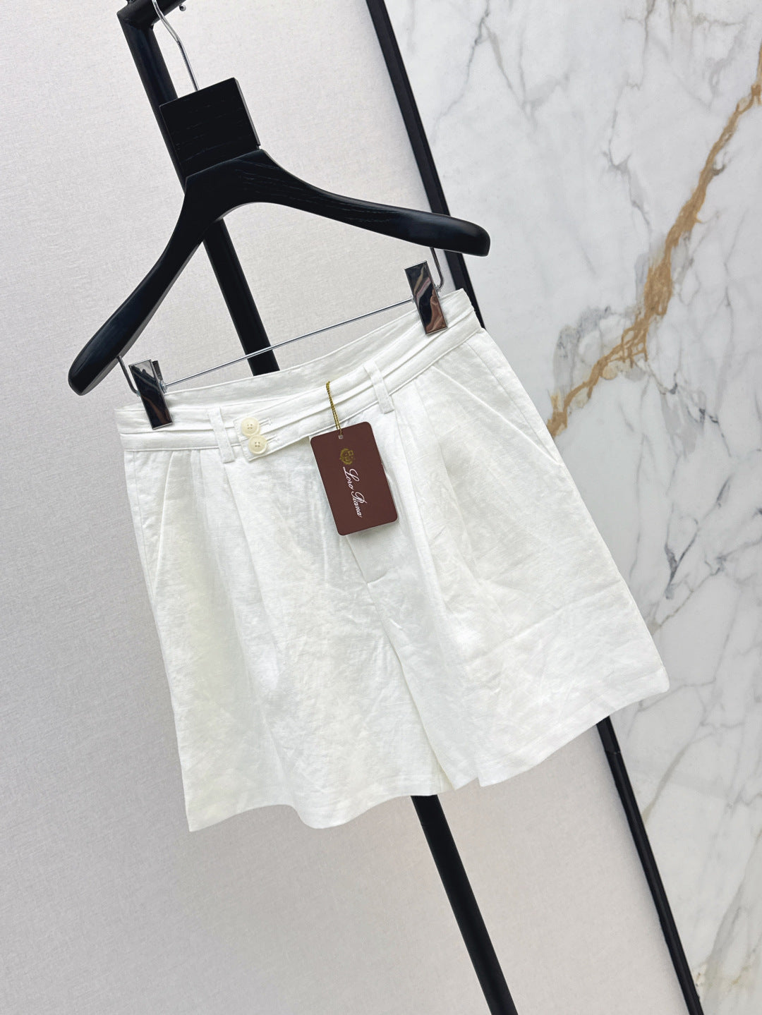 Loro 25ss linen short