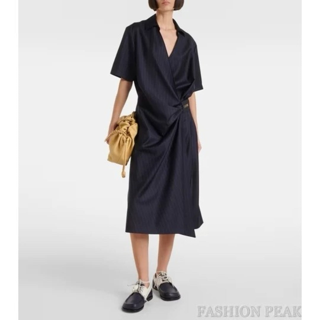 Loe 25ss pleated dress