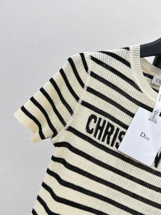 CD 25SS miss knit t-shirt