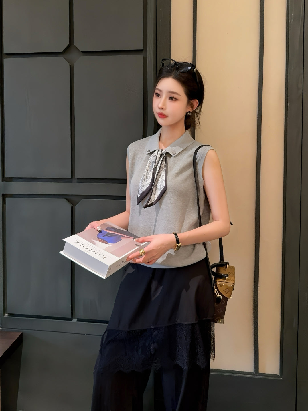 CD 25ss knit vest