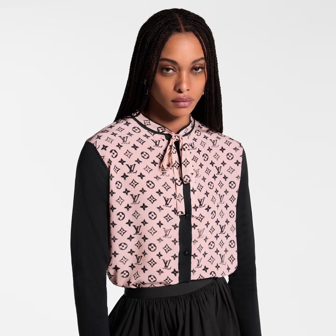 Louis 25ss monogram shirt