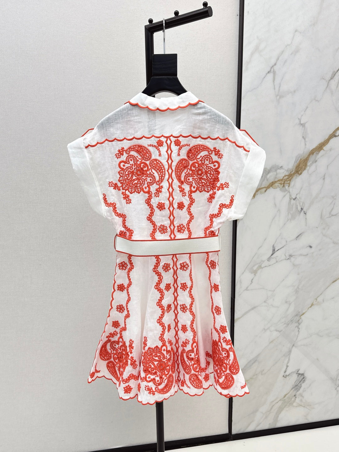 Zimm 25ss embroidered dress