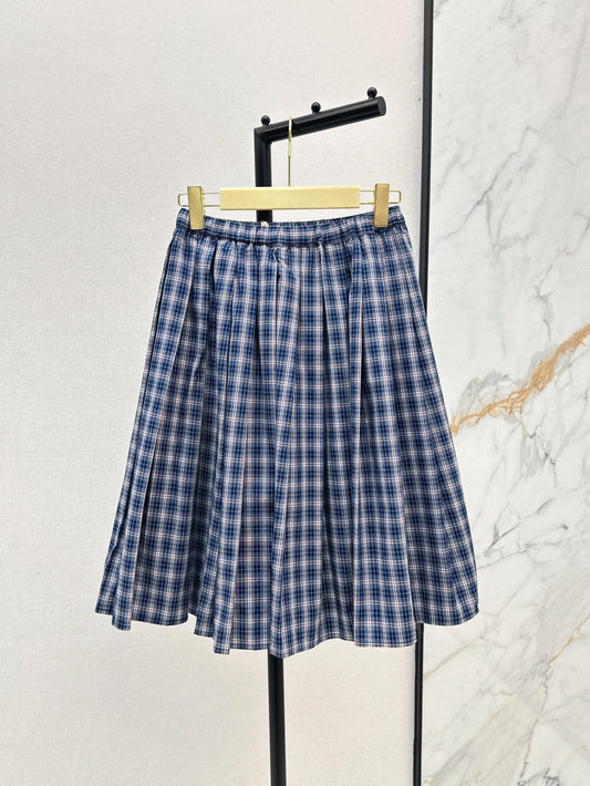 Miu 25ss plaid skirt