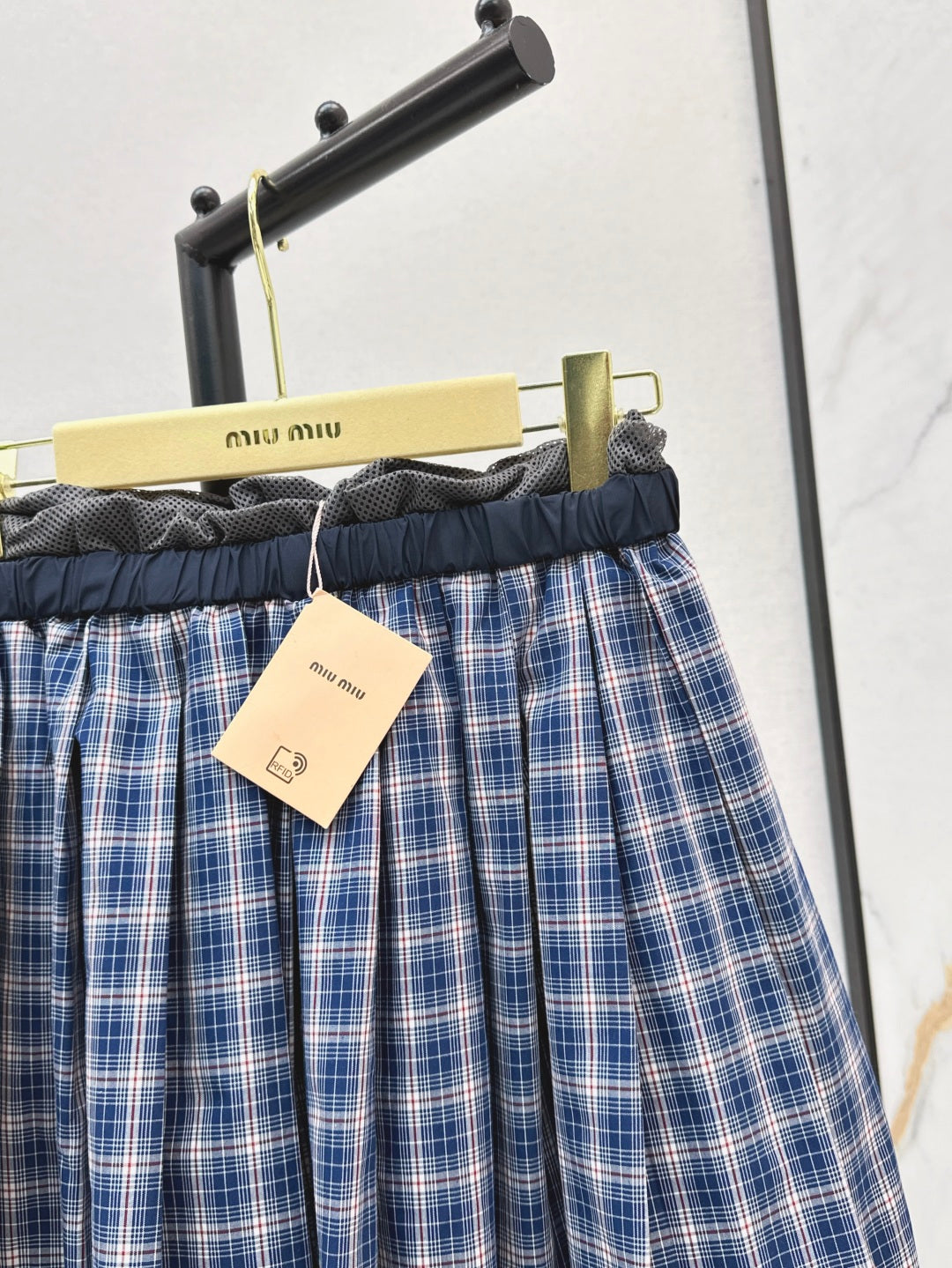 Miu 25ss plaid skirt