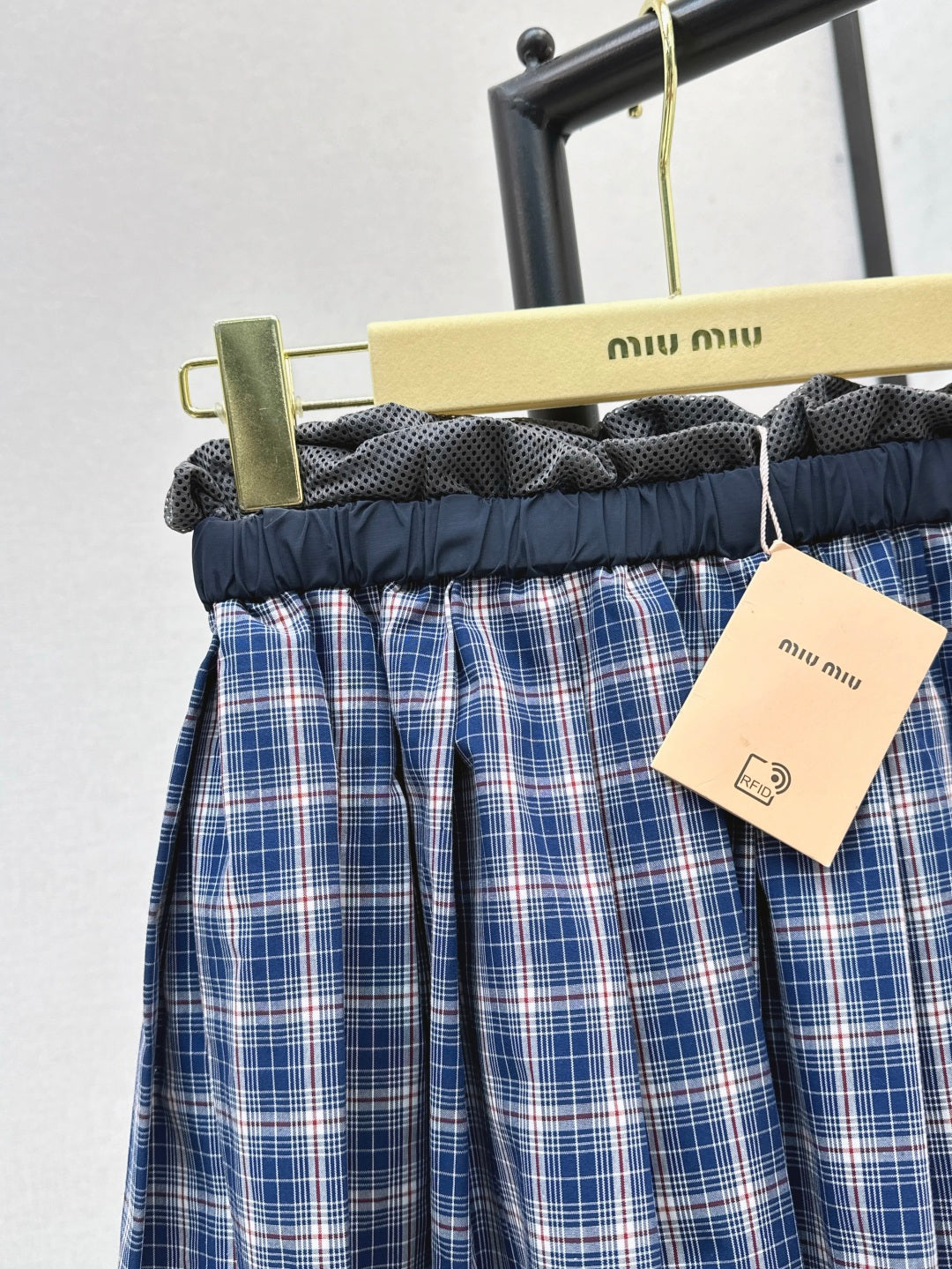 Miu 25ss plaid skirt