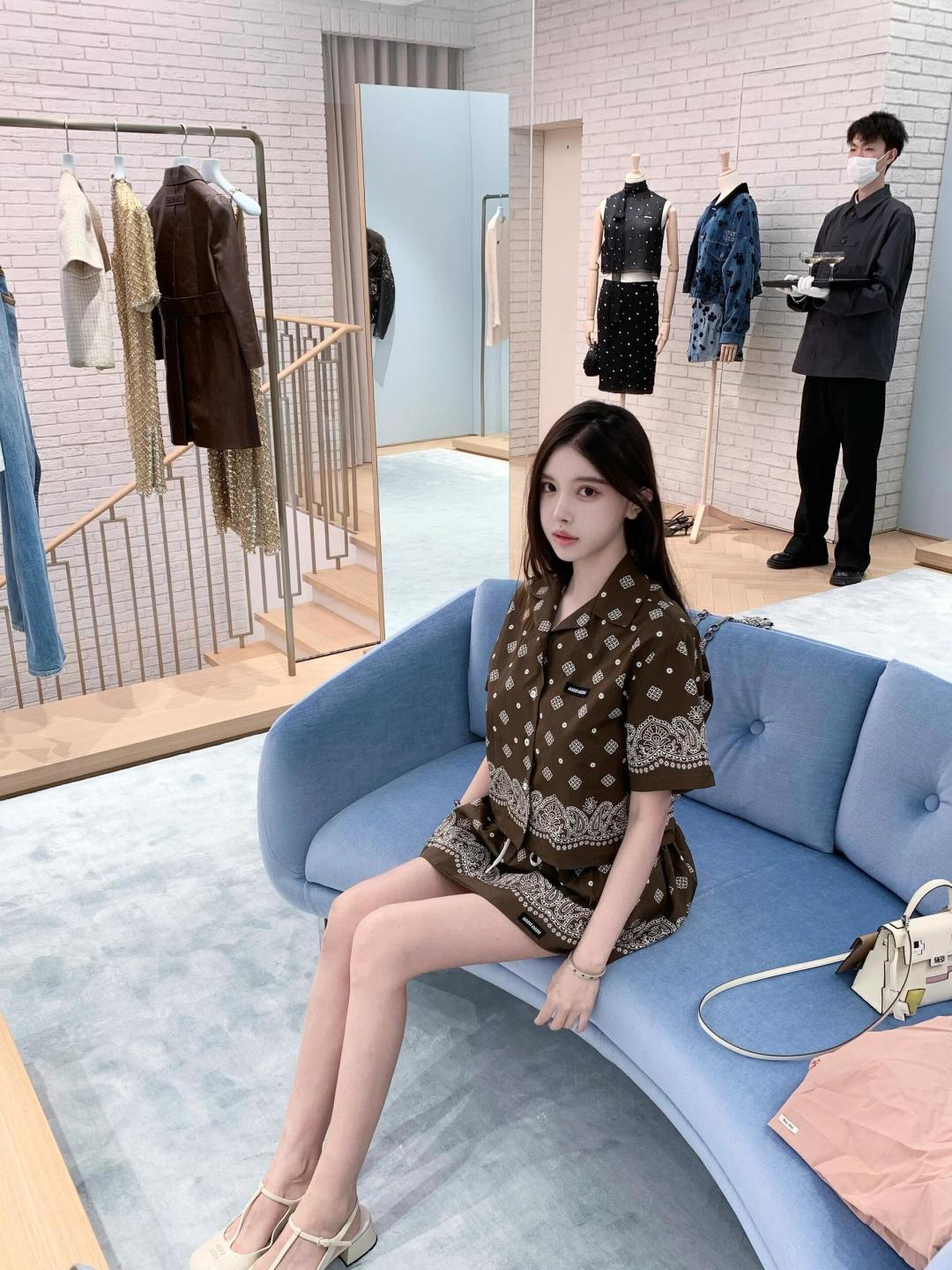 Miu 25ss linen shirt