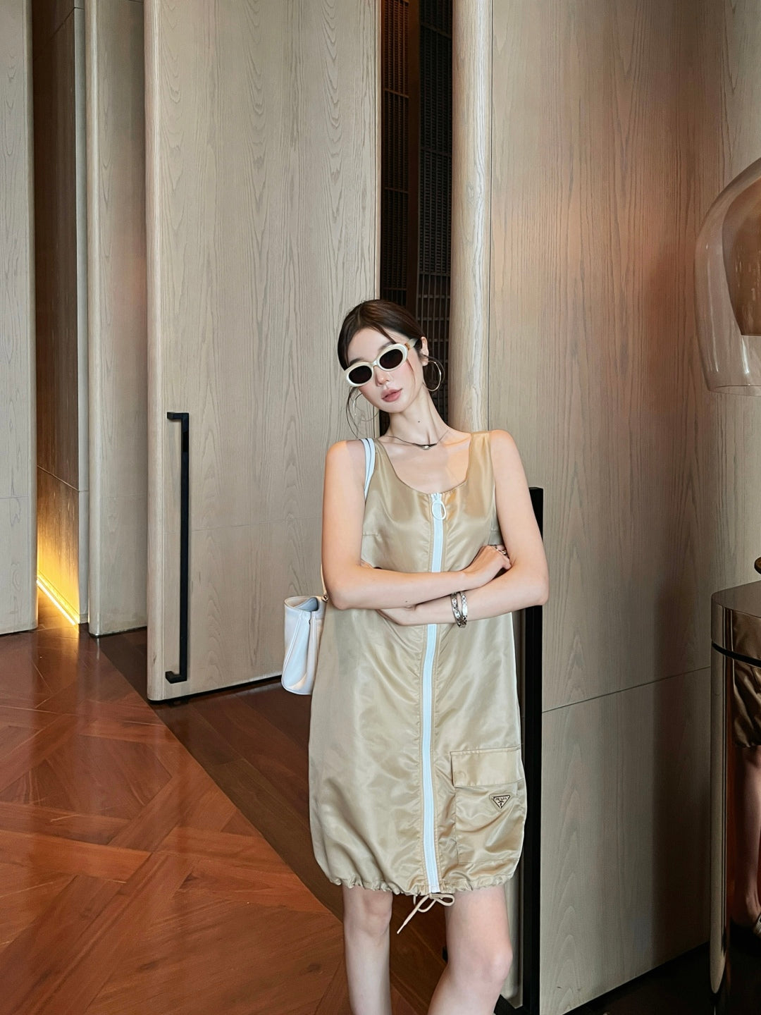 Pra 25ss zipper dress