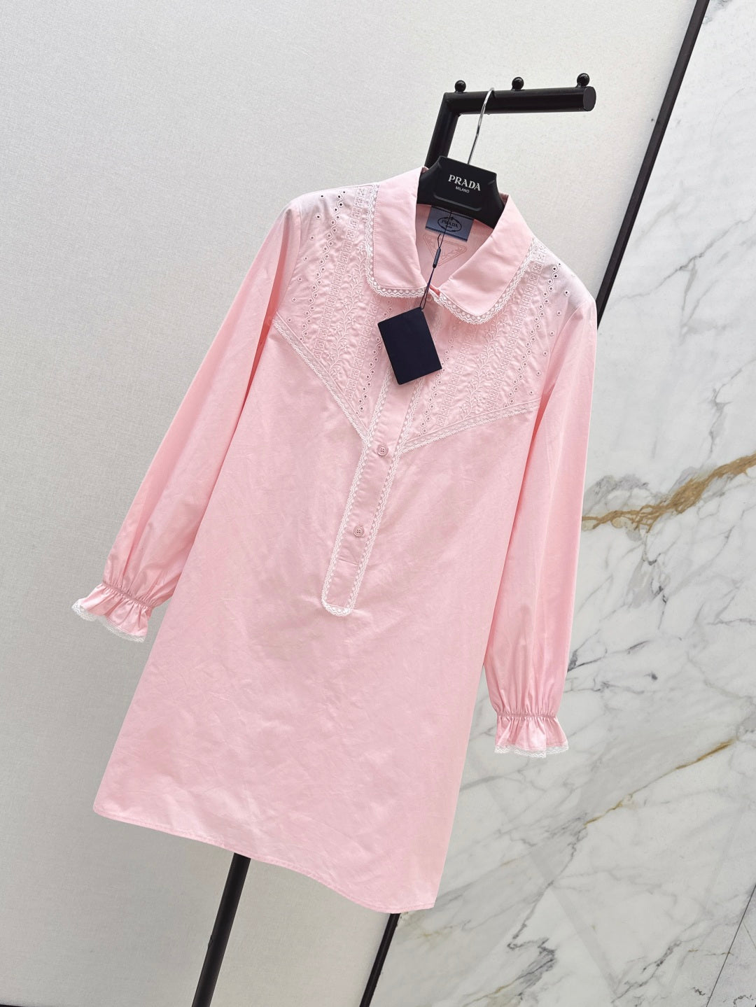 Pra 25ss lace shirt dress