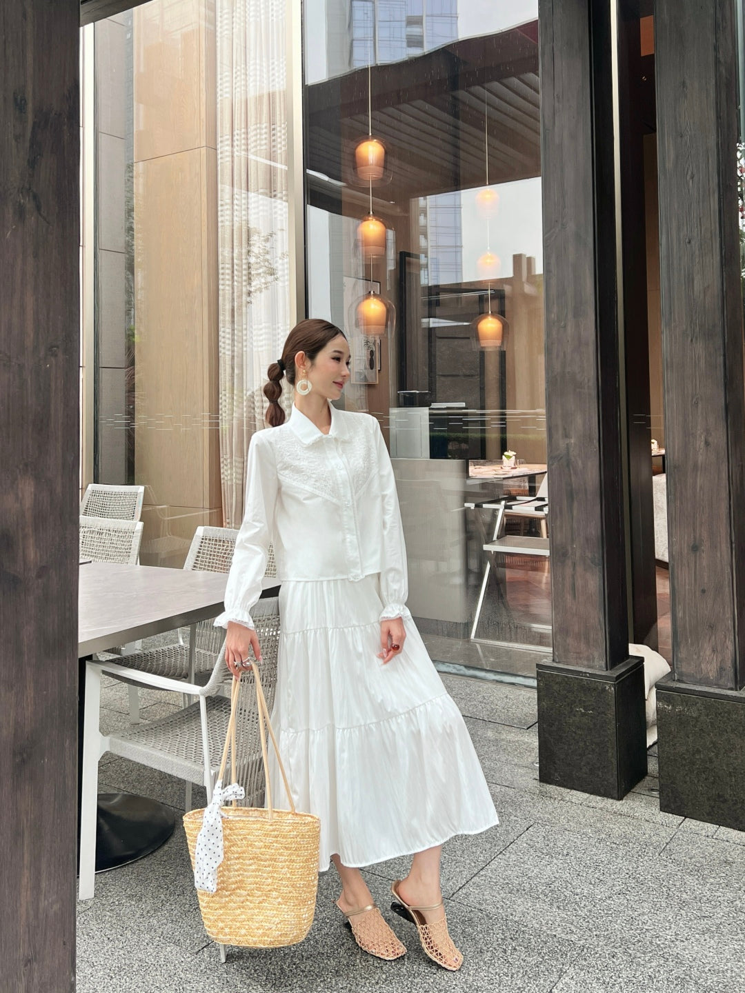 Pra 25ss lace shirt
