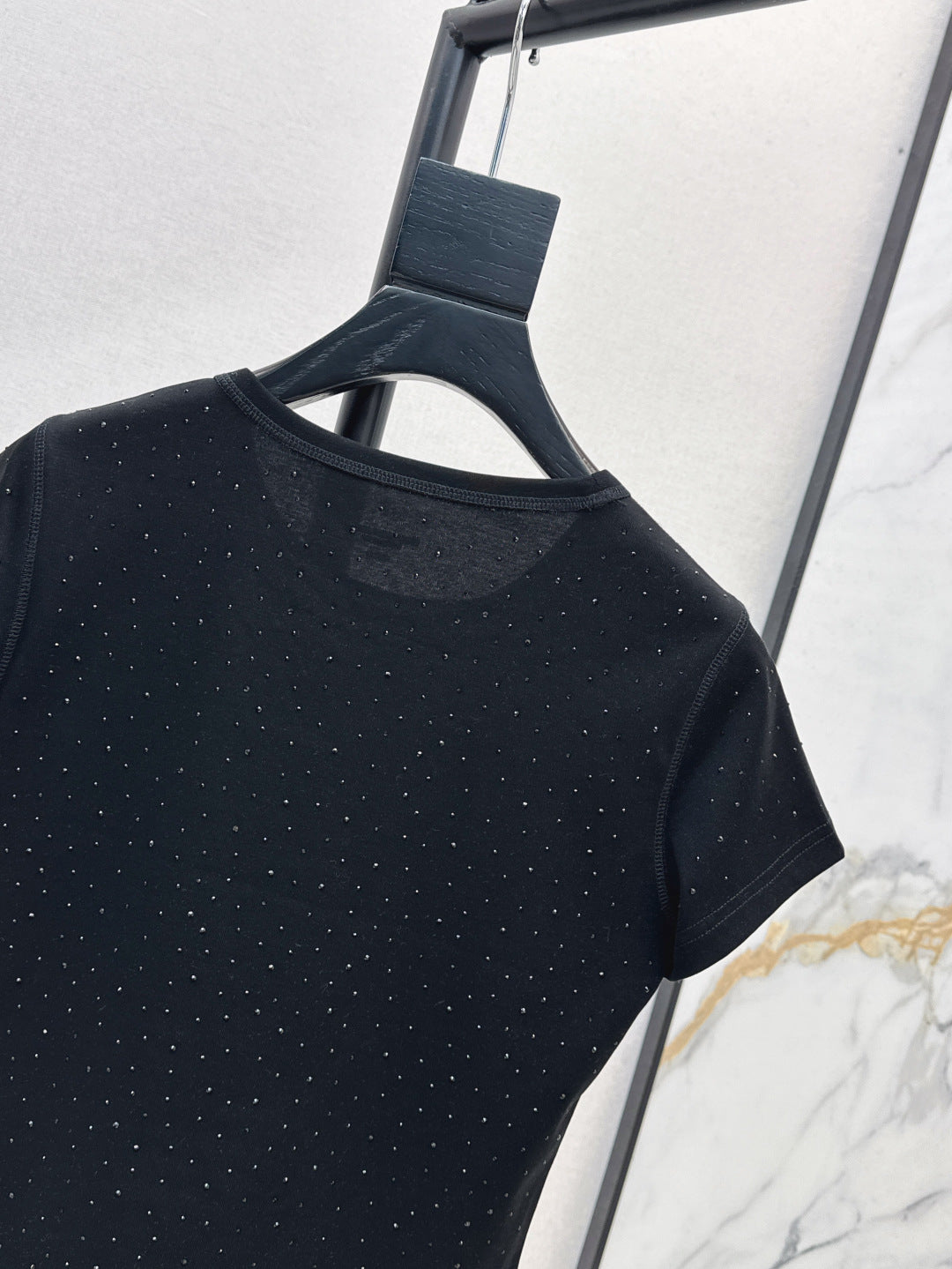wang 25ss rhinestone t-shirt