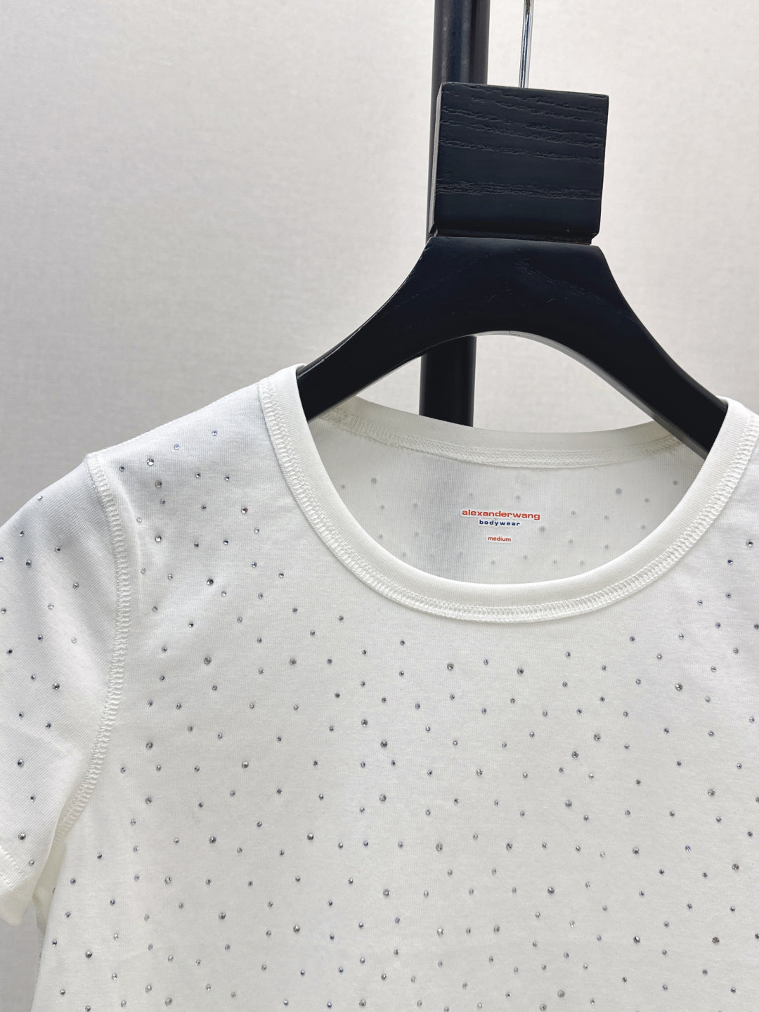 wang 25ss rhinestone t-shirt