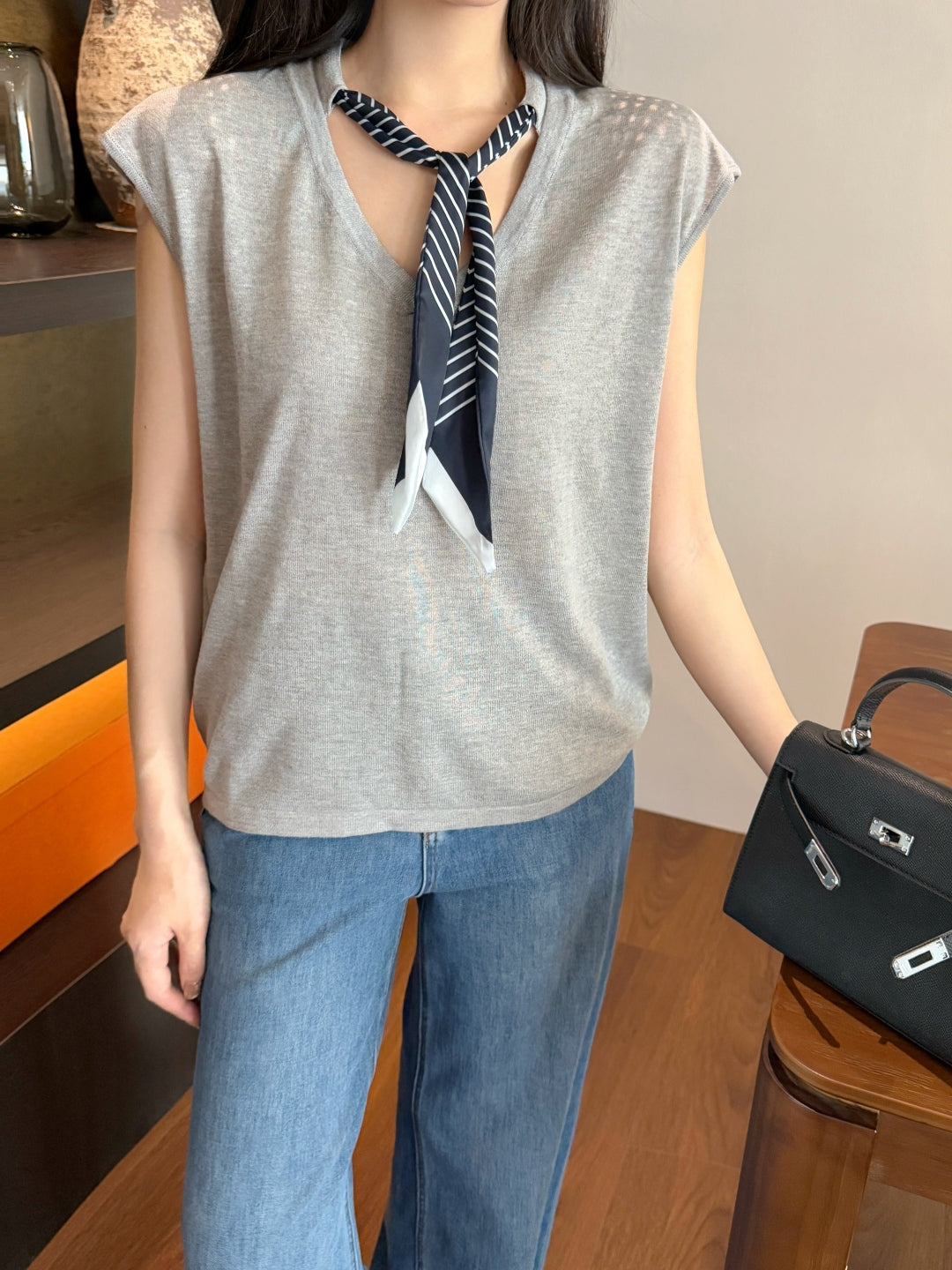 CD 25ss knit vest