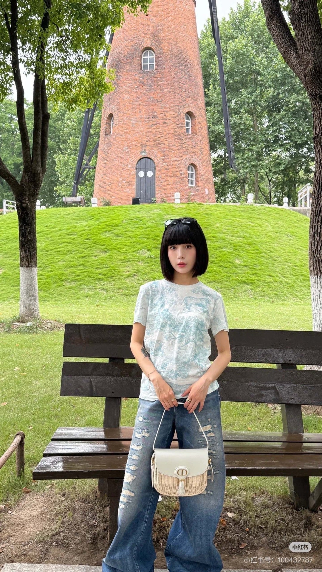 CD 25SS print t-shirt